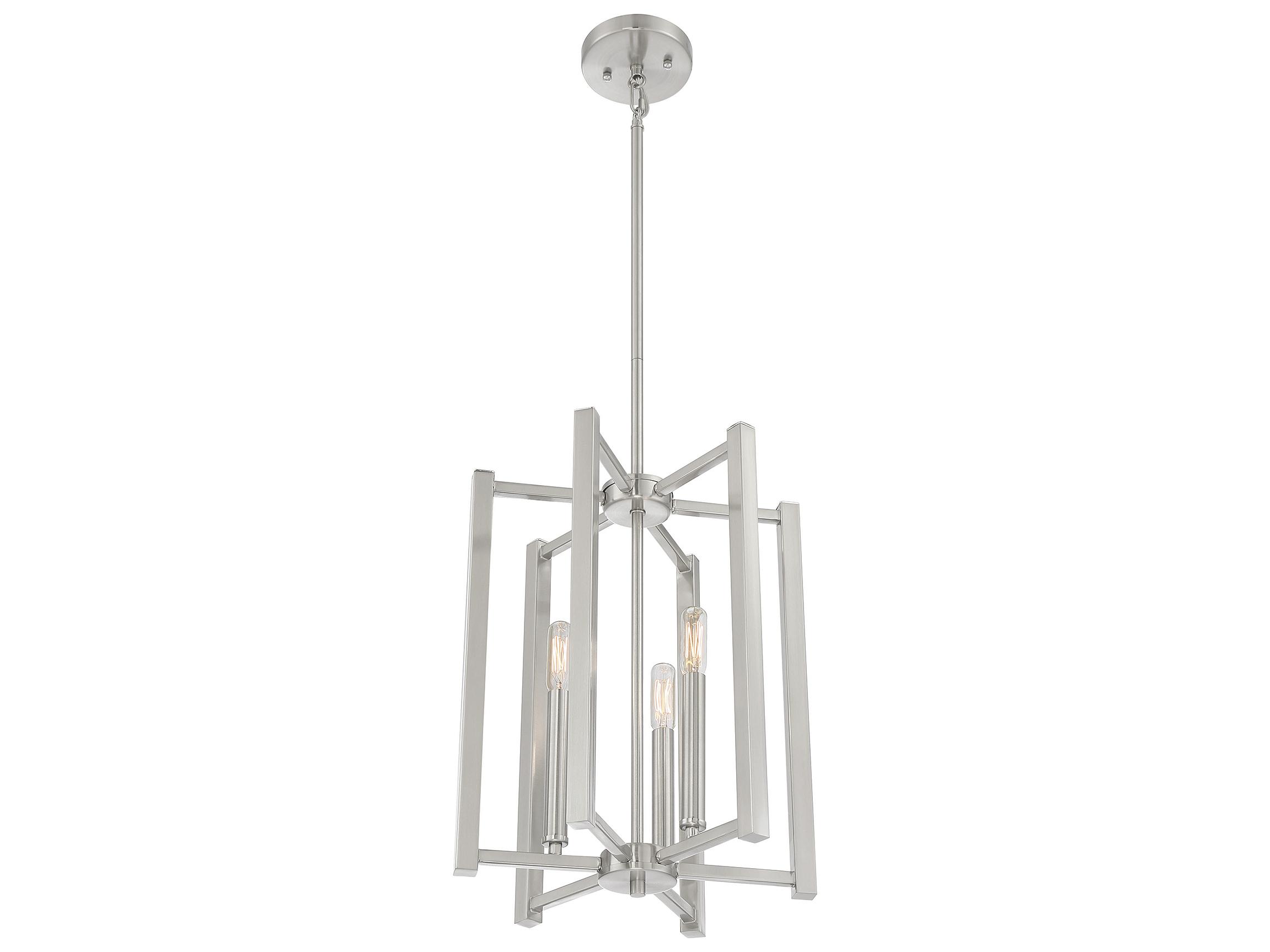 Savoy House Benson 3-Light Satin Nickel Mini Pendant