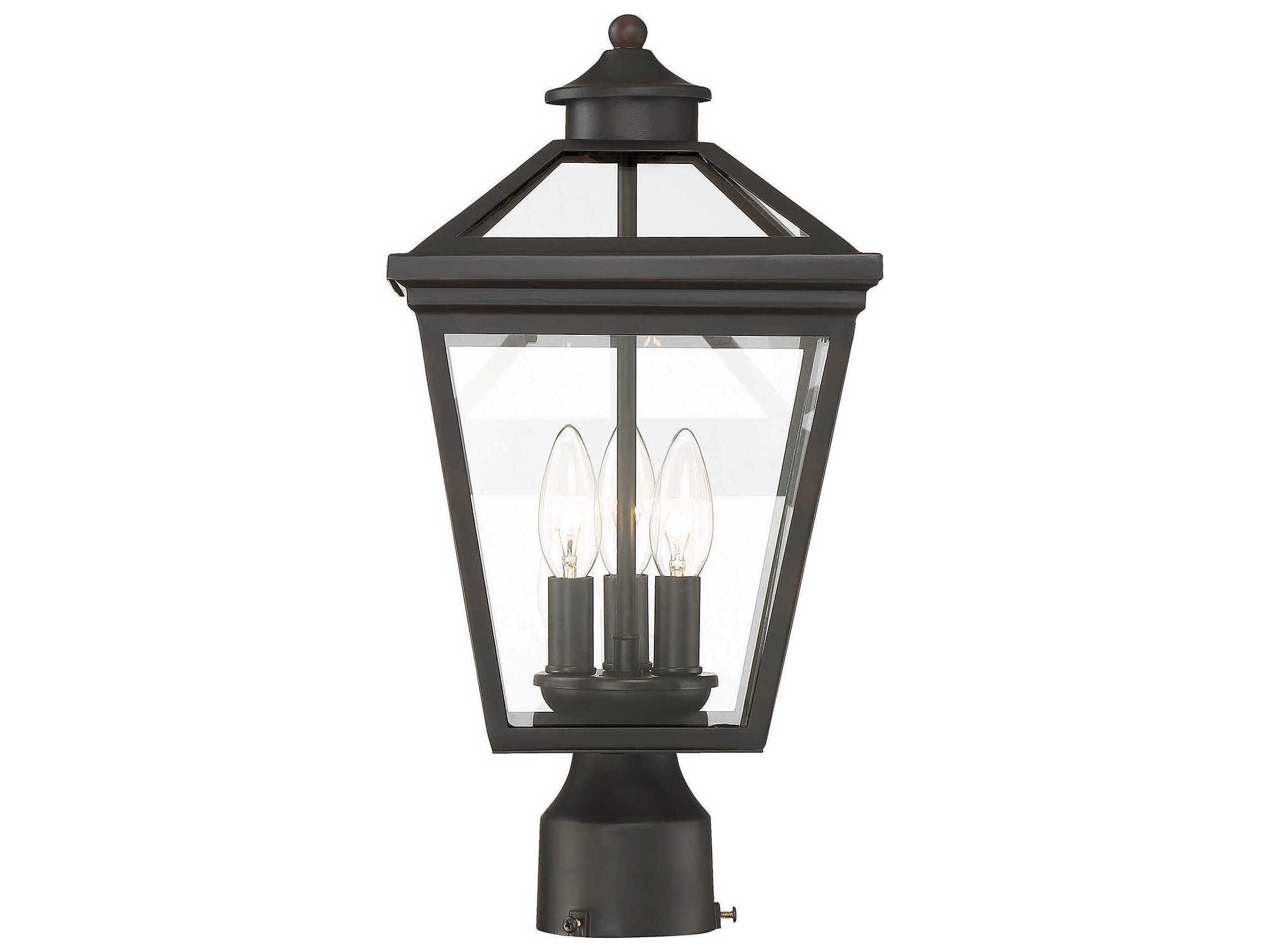 Savoy House Ellijay 3 - Light Outdoor Post Light