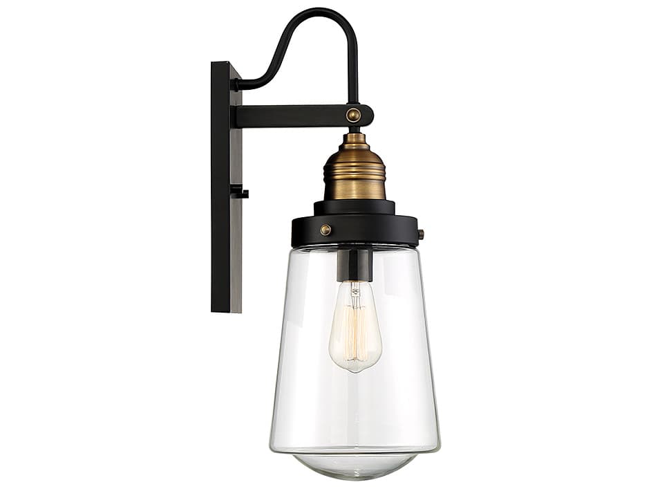 Savoy House Macauley 1 - Light Glass Outdoor Wall Light