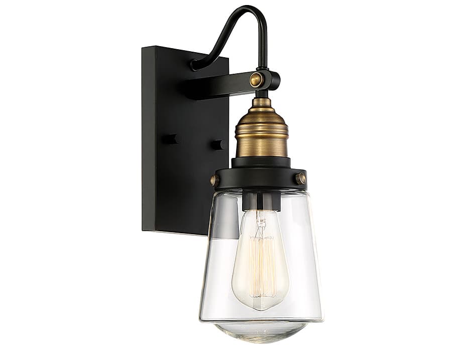 Savoy House Macauley 1 - Light Glass Outdoor Wall Light