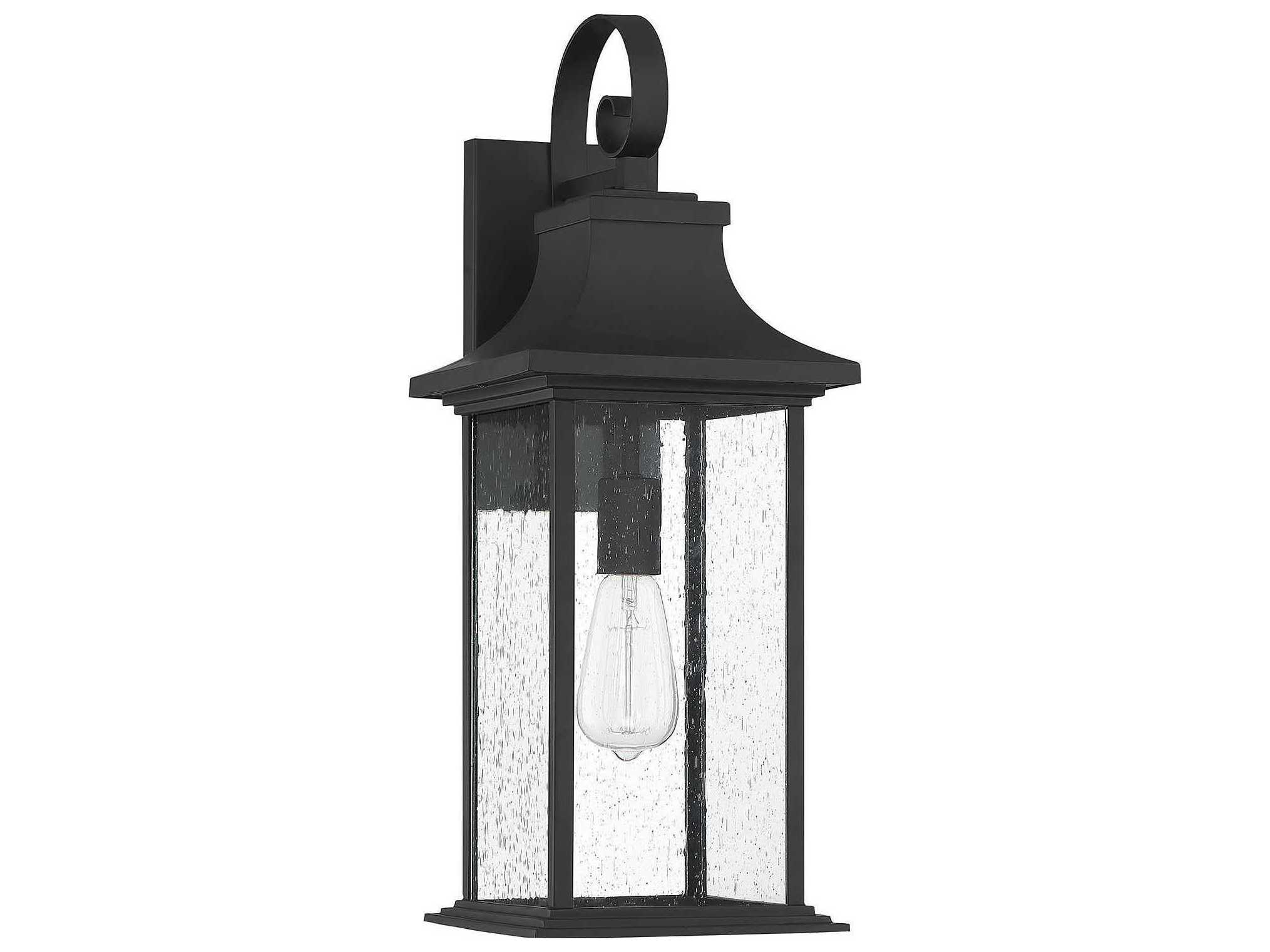 Savoy House Hancock 1 - Light Glass Outdoor Wall Light