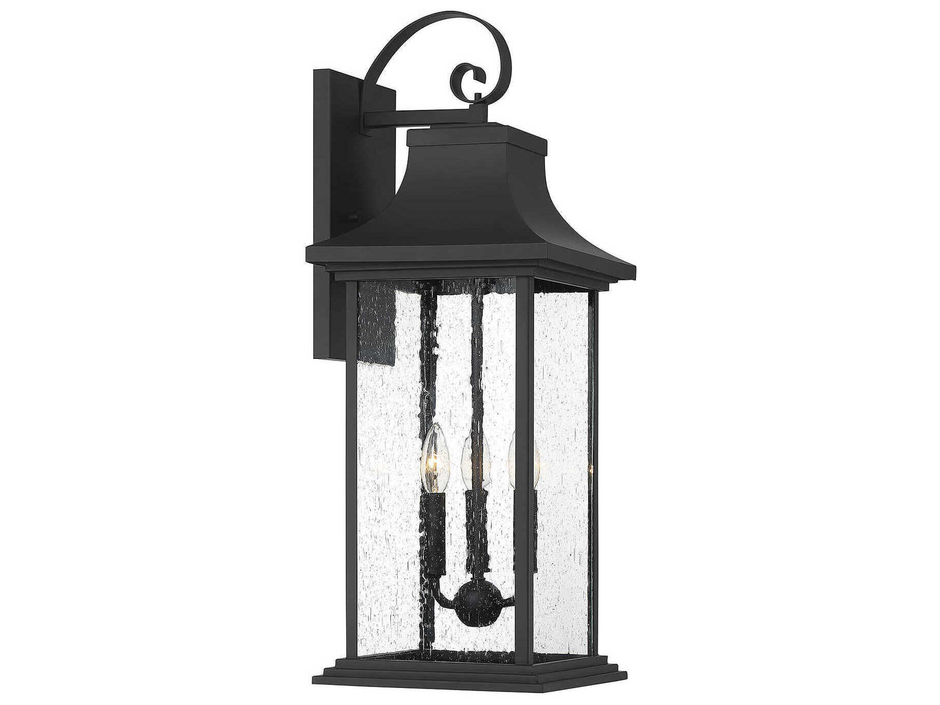 Savoy House Hancock 3 - Light Outdoor Wall Light