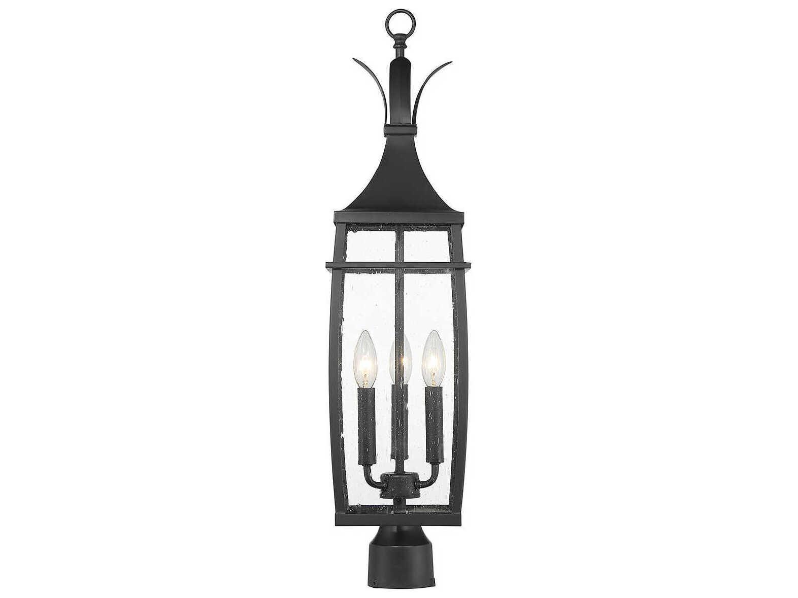 Savoy House Montpelier 3 - Light Outdoor Post Light