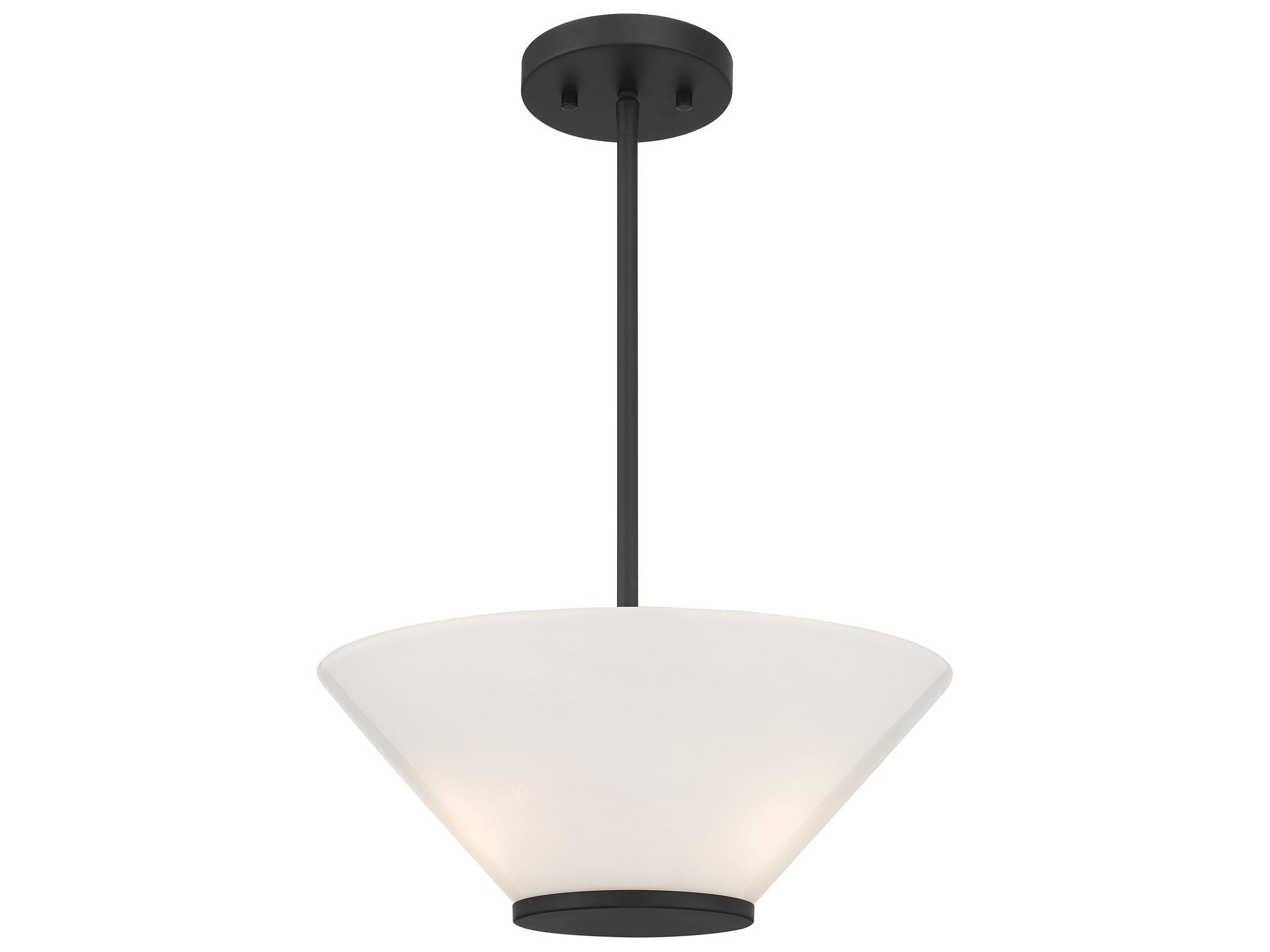 Savoy House Blair 3-Light Matte Black Pendant