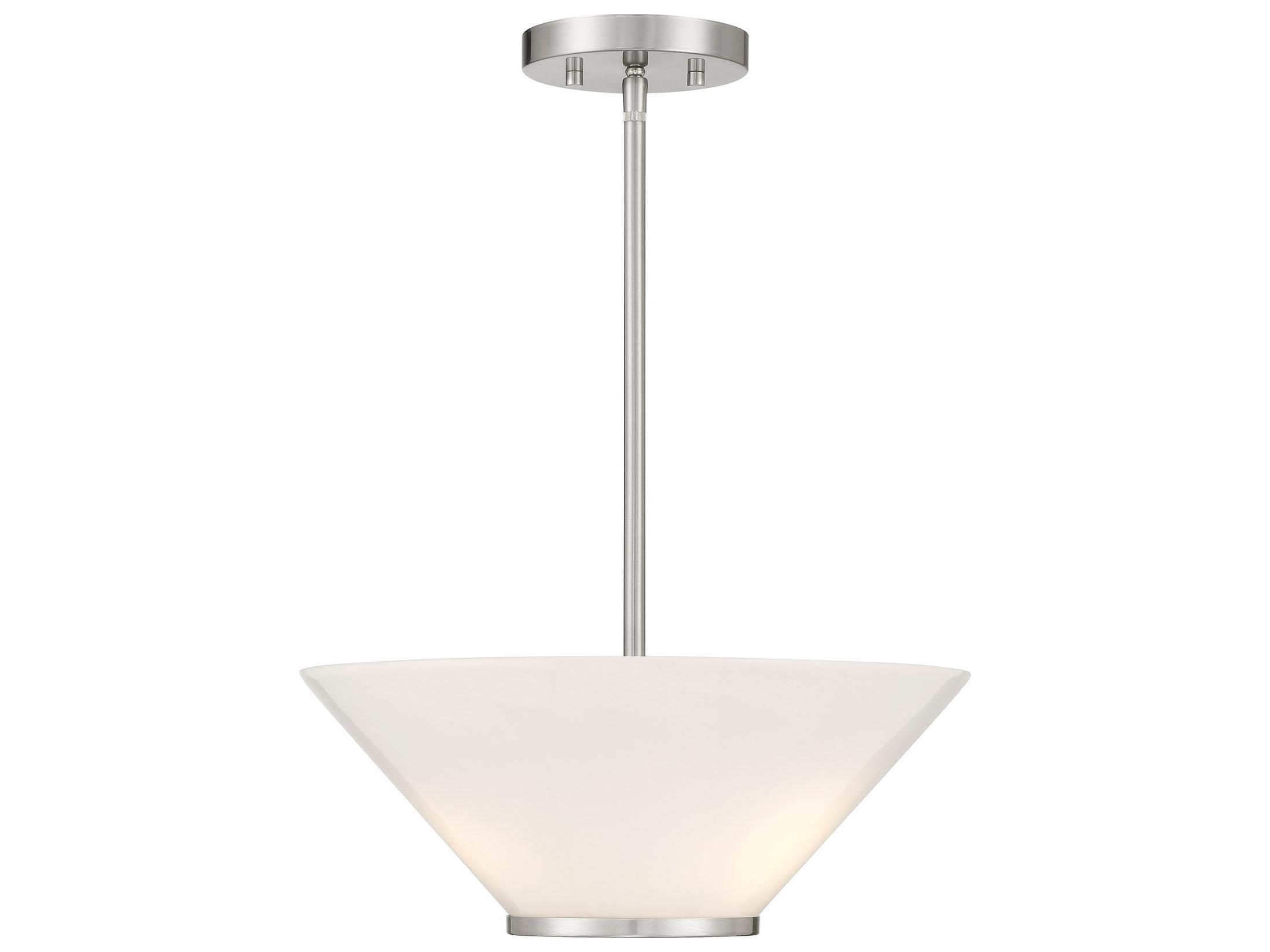 Savoy House Blair 3-Light Satin Nickel Pendant