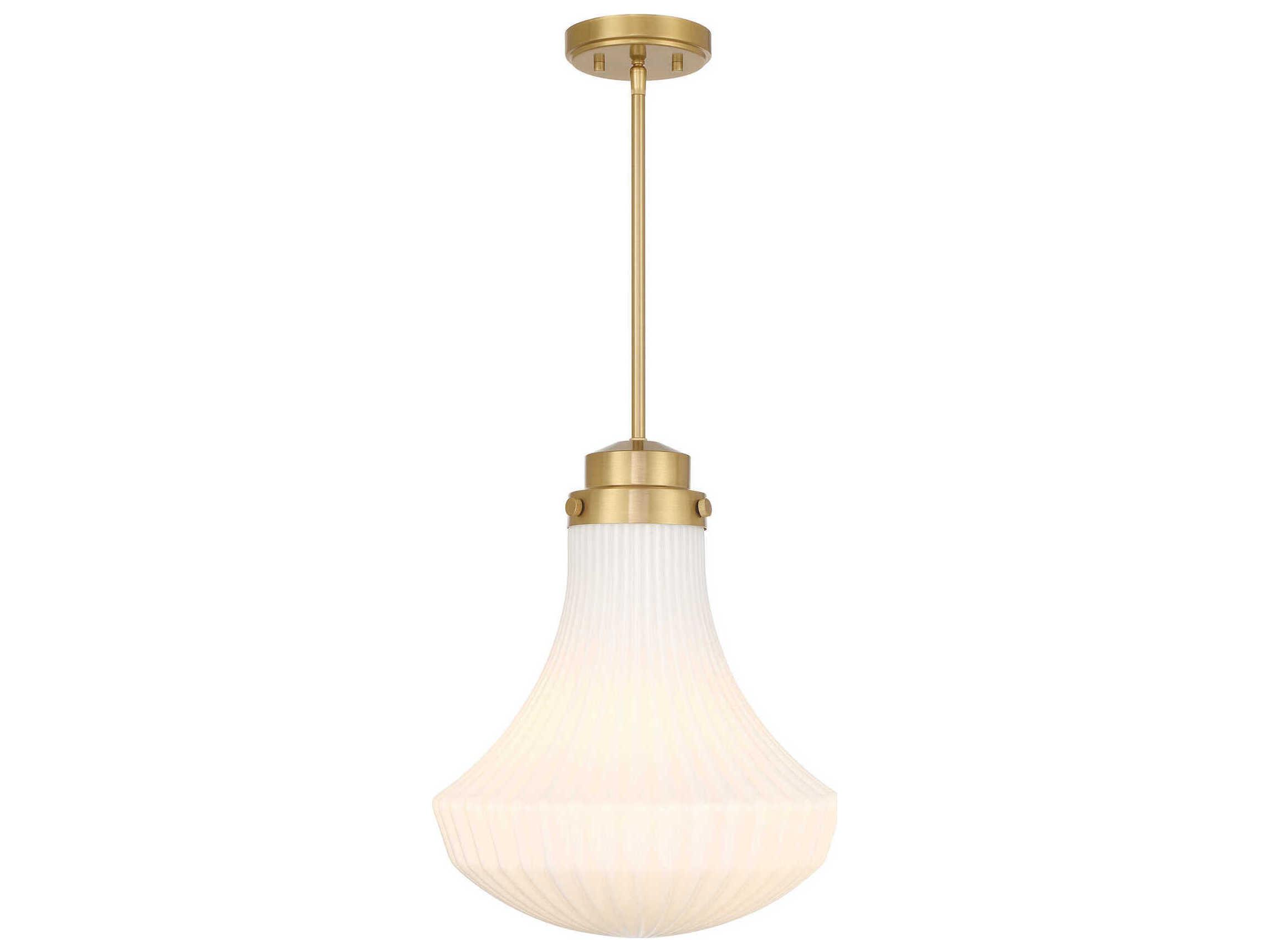 Savoy House Bartlet 1-Light Warm Brass Pendant