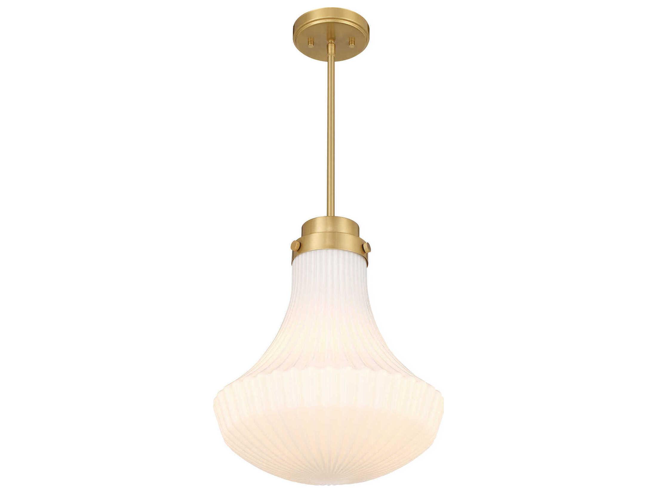 Savoy House Bartlet 1-Light Warm Brass Pendant