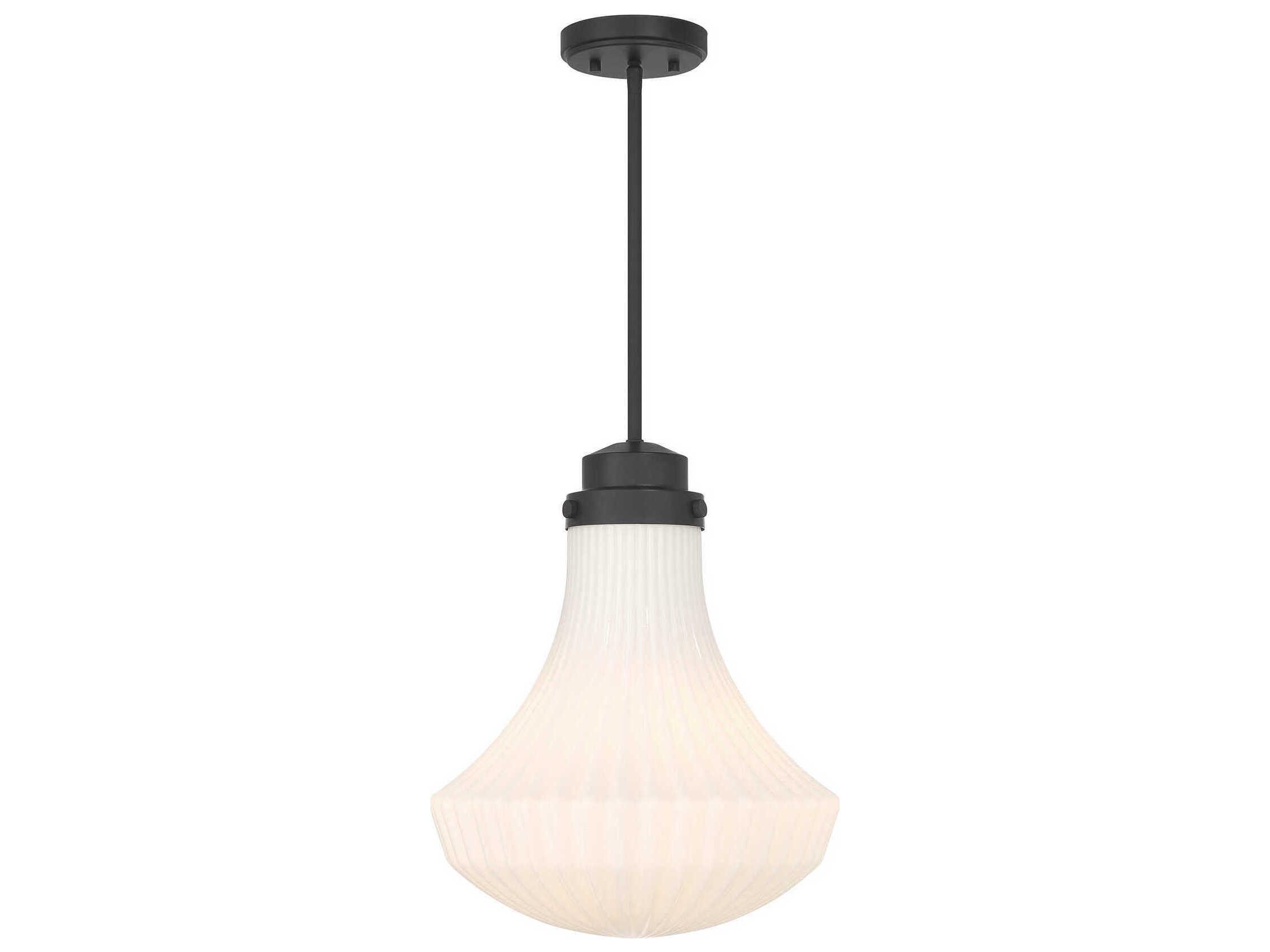 Savoy House Bartlet 1-Light Matte Black Pendant