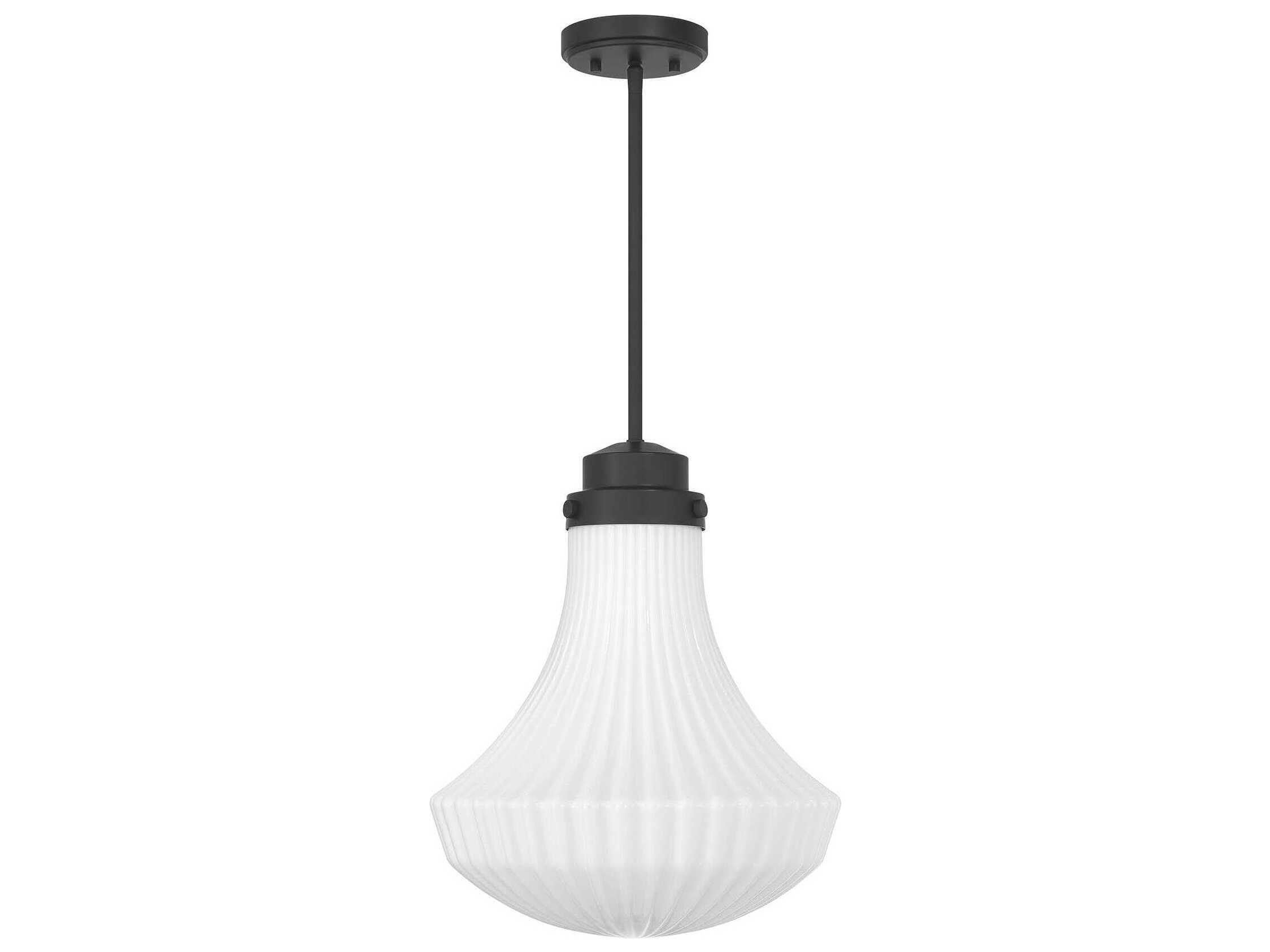 Savoy House Bartlet 1-Light Matte Black Pendant