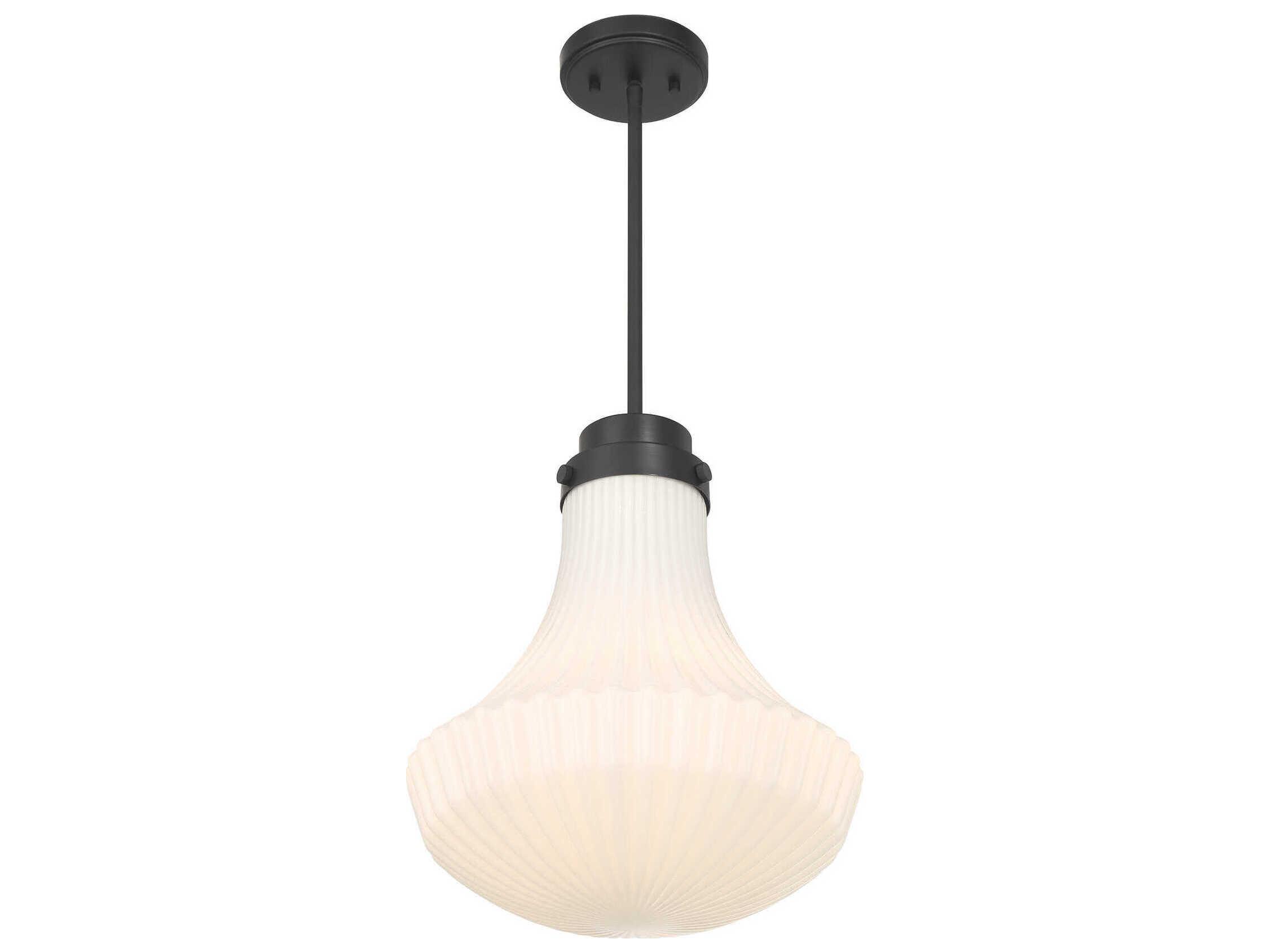 Savoy House Bartlet 1-Light Matte Black Pendant