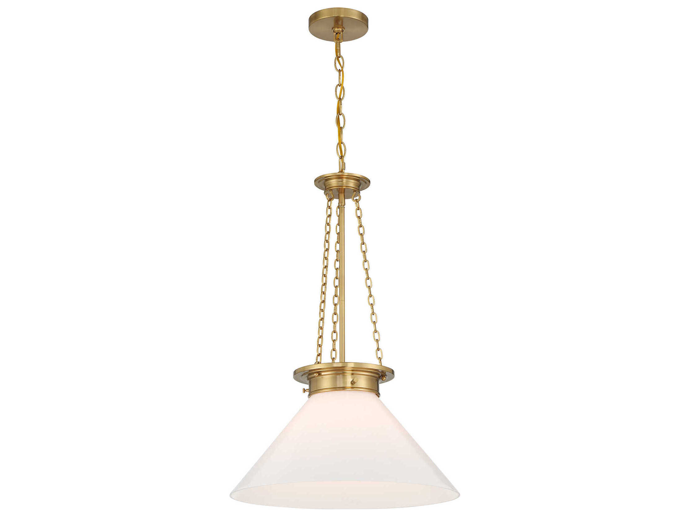 Savoy House Myers 1-Light Warm Brass Pendant