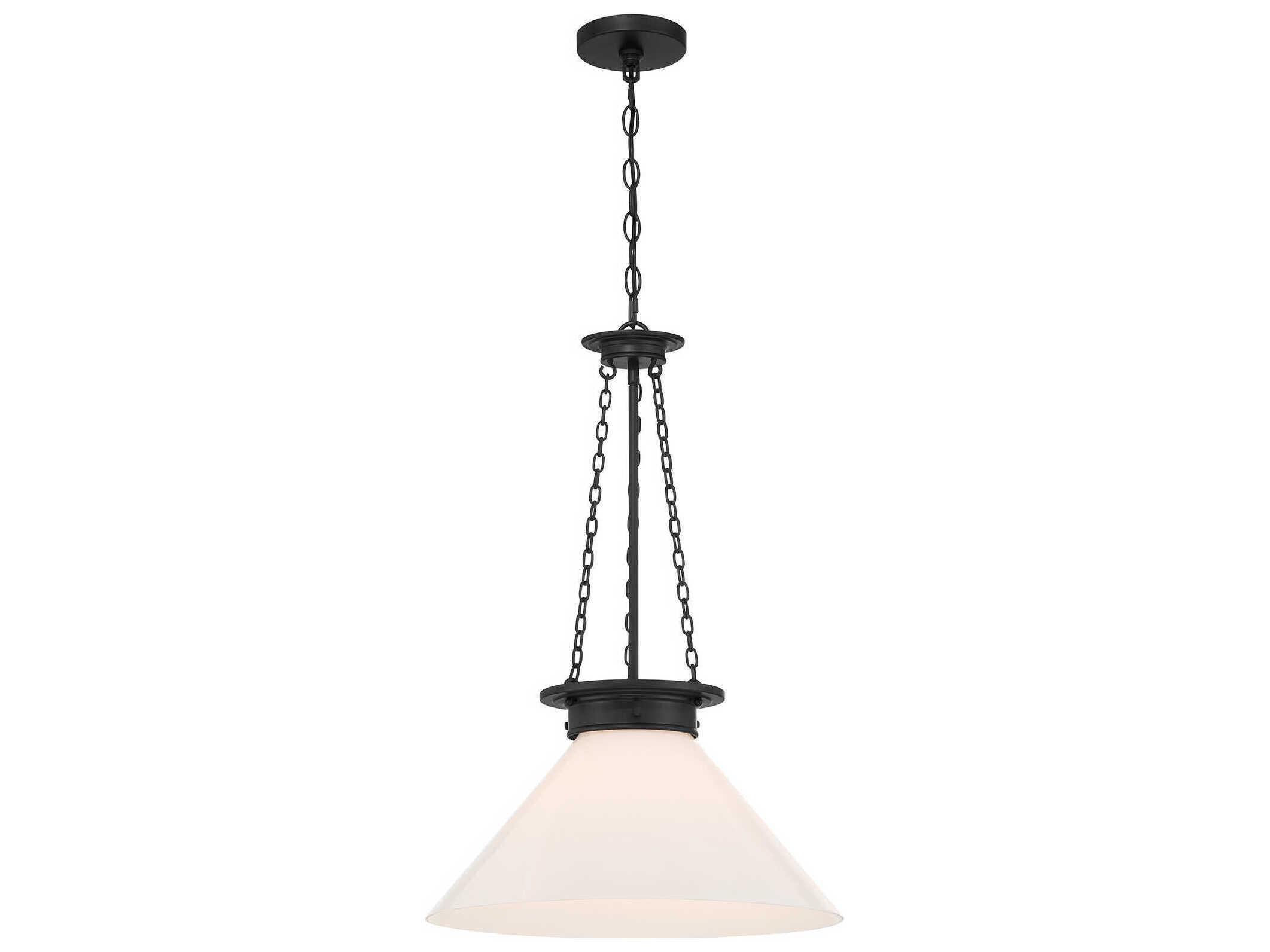 Savoy House Myers 1-Light Matte Black Pendant