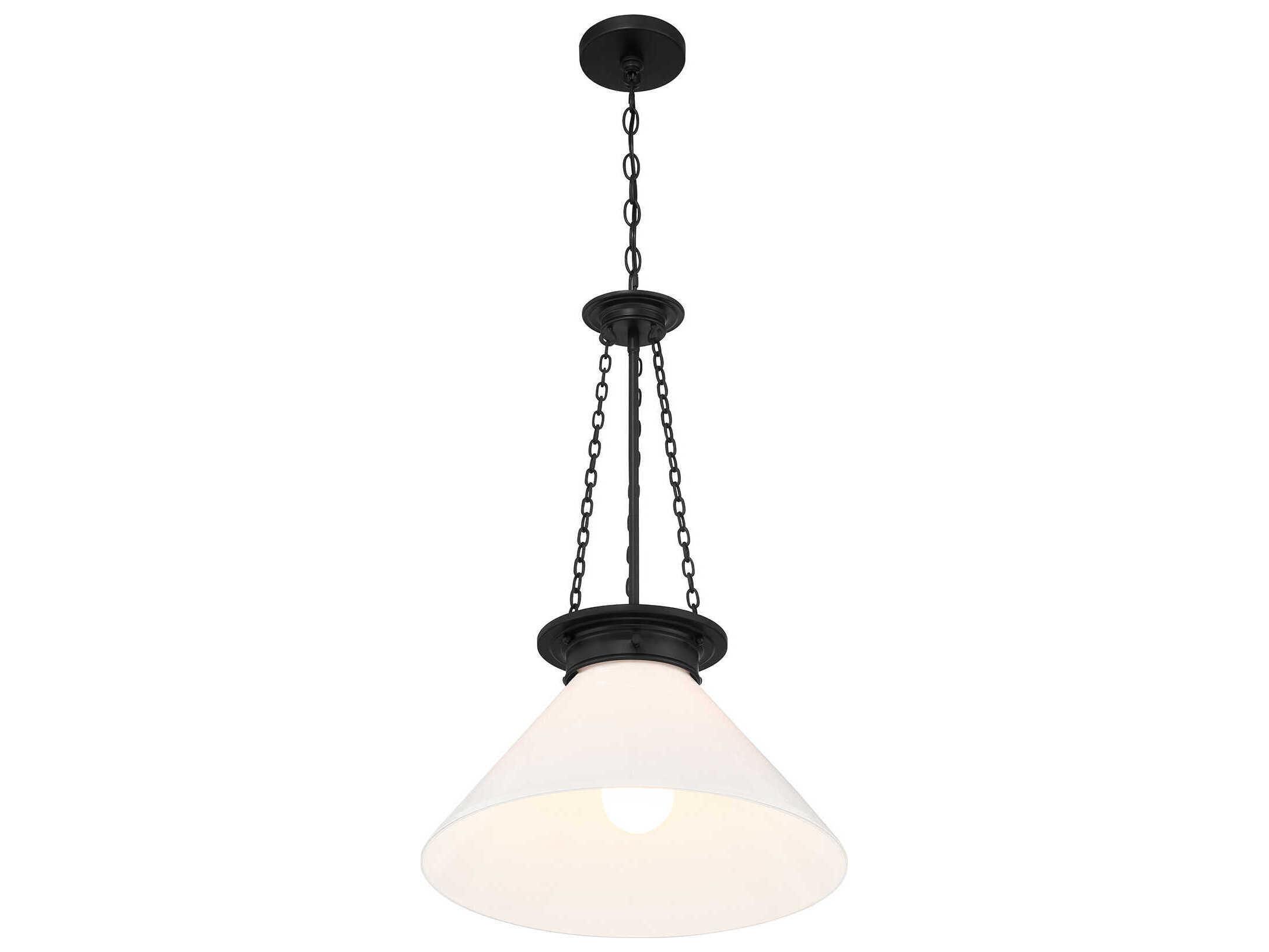Savoy House Myers 1-Light Matte Black Pendant