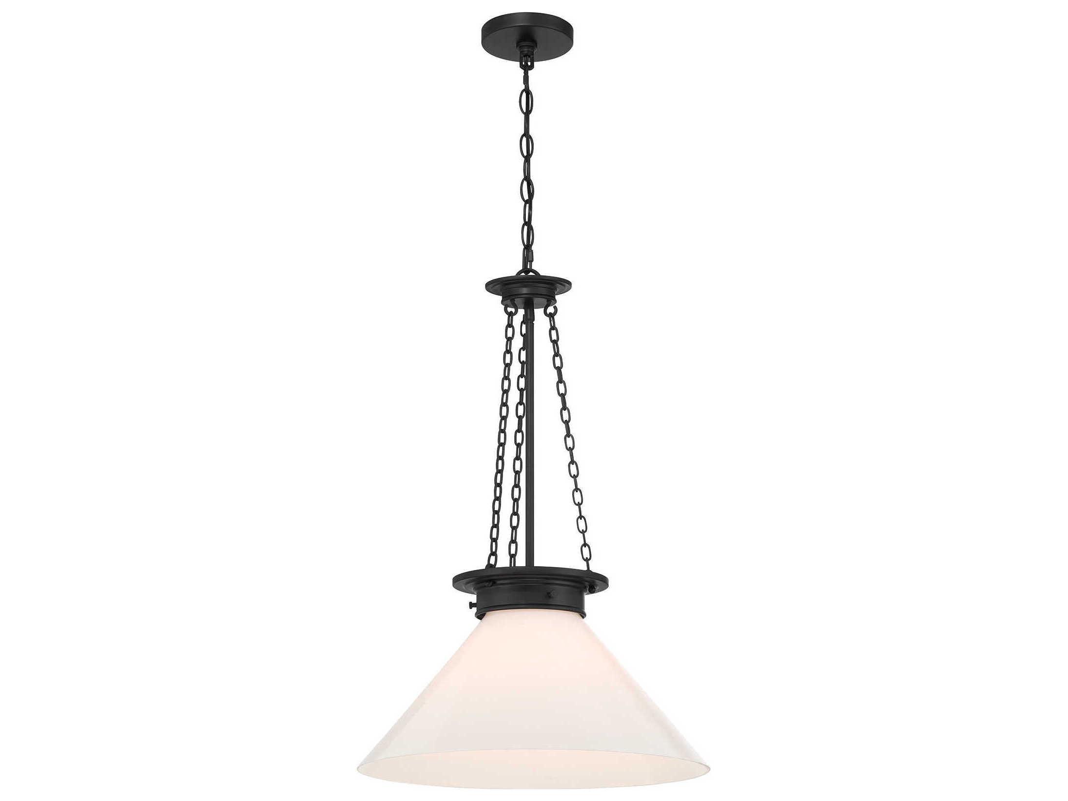Savoy House Myers 1-Light Matte Black Pendant