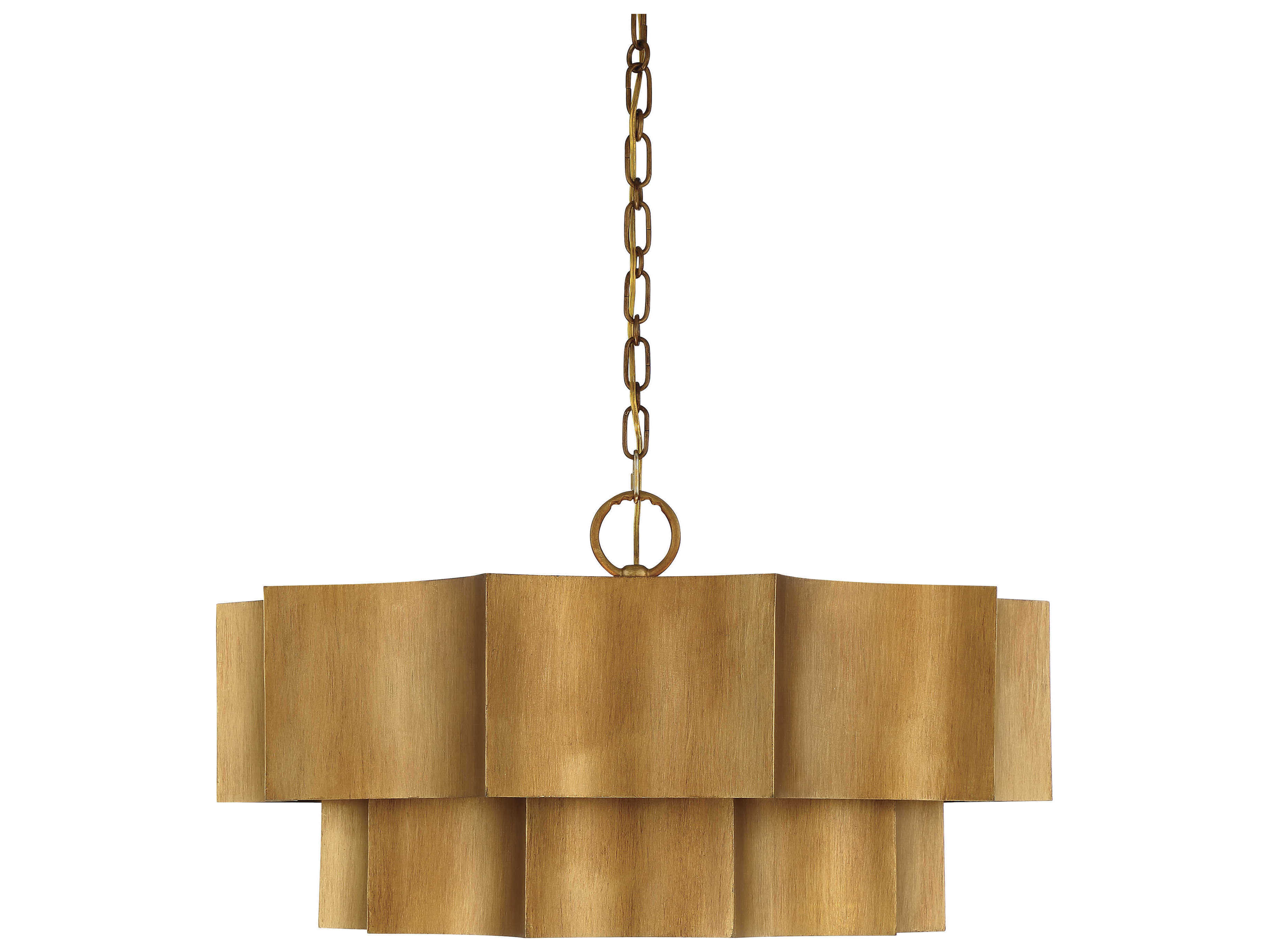 Savoy House Shelby 6-Light Gold Patina Tiered Pendant