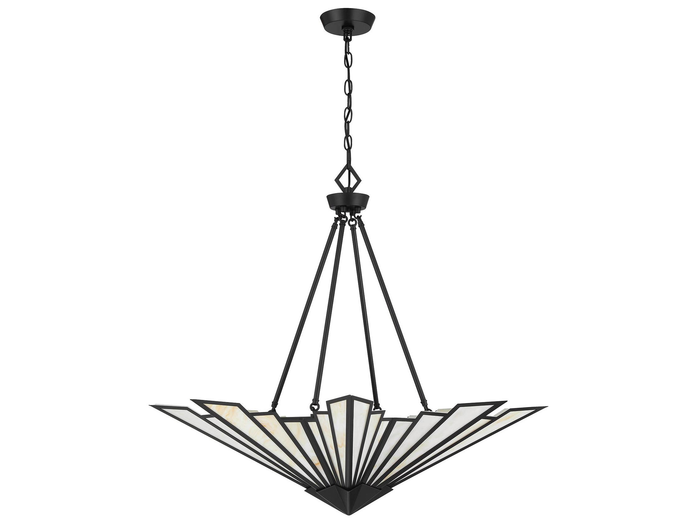 Savoy House Rivage 4-Light Matte Black Pendant