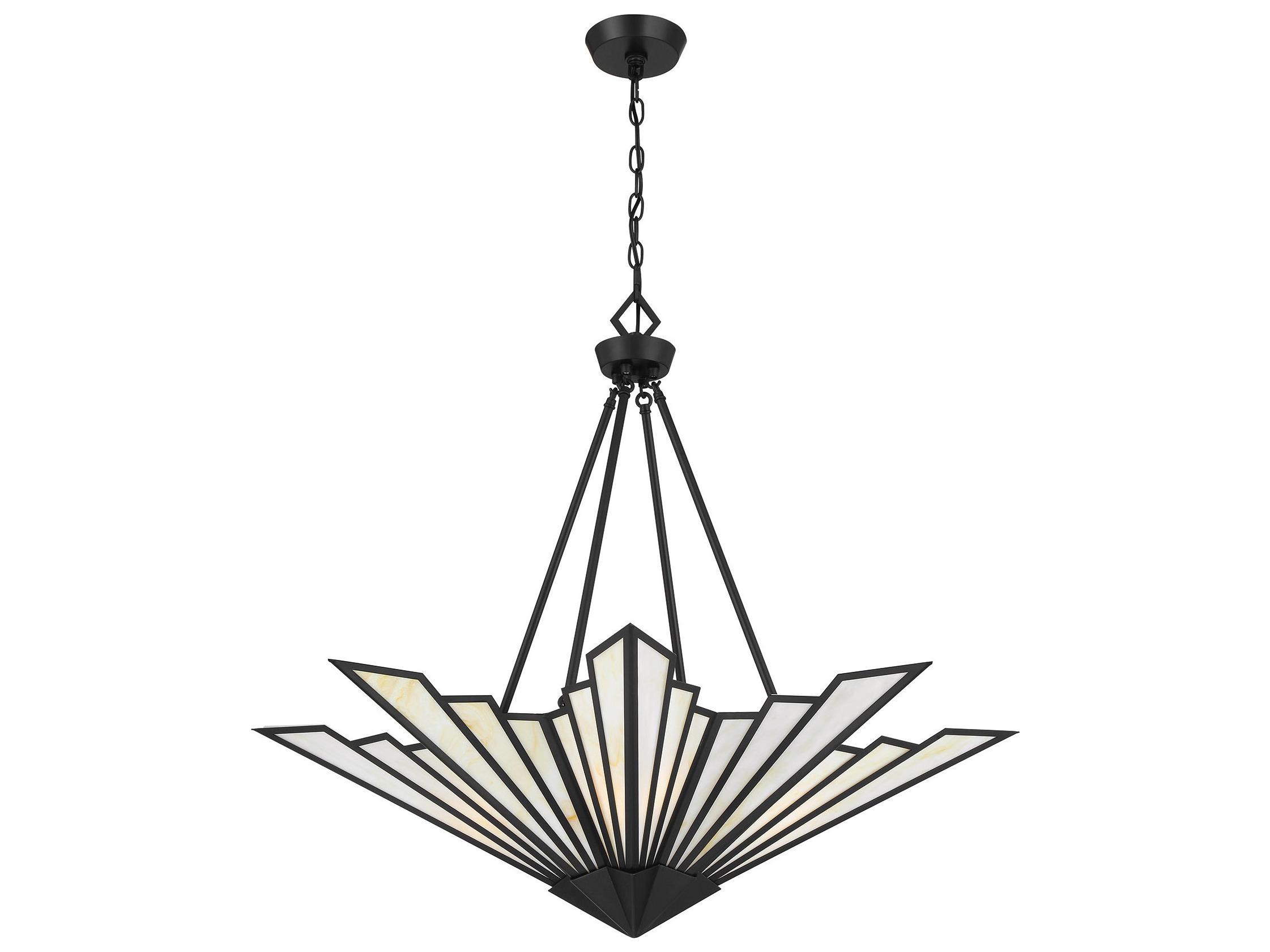 Savoy House Rivage 4-Light Matte Black Pendant