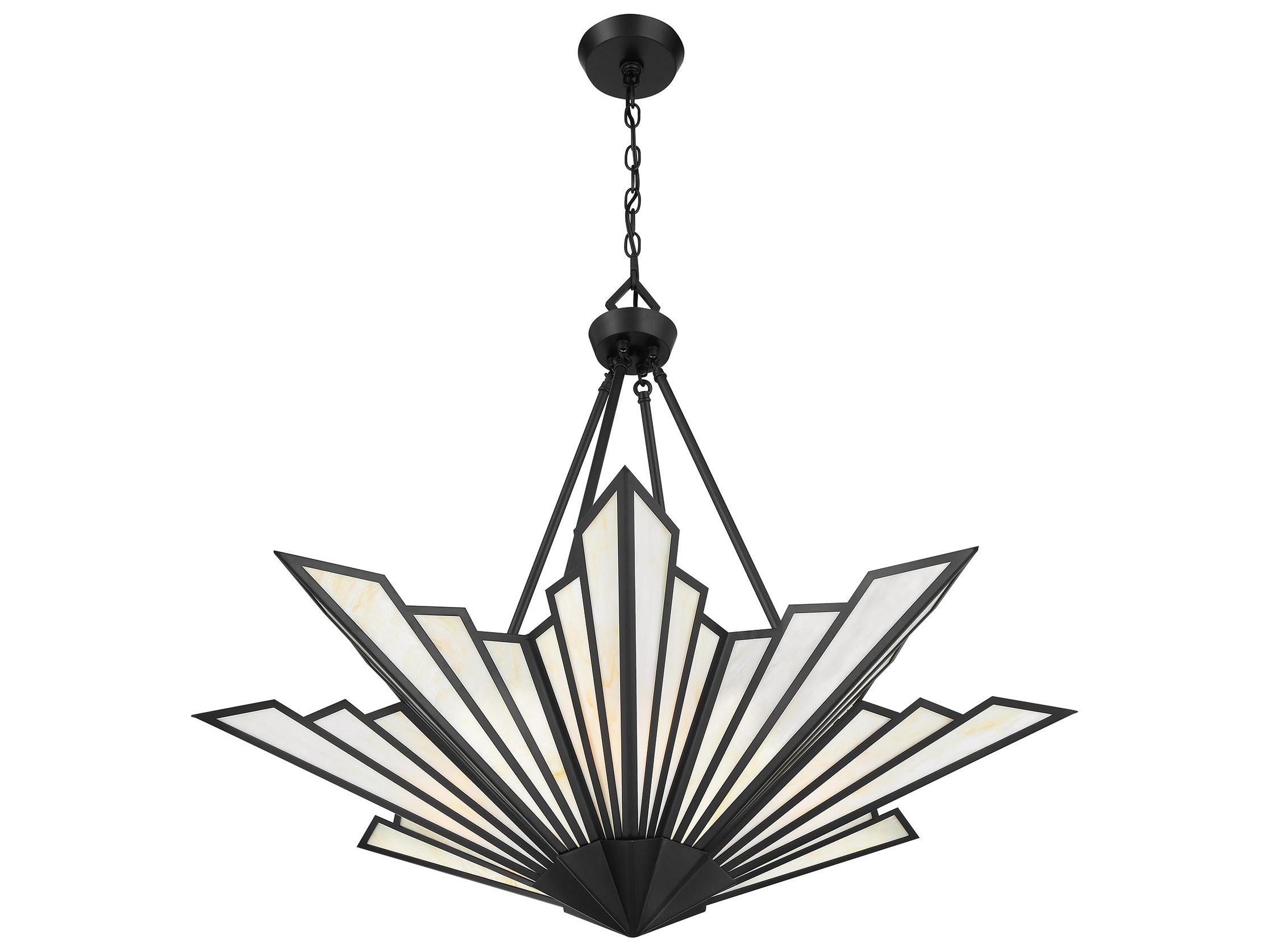 Savoy House Rivage 4-Light Matte Black Pendant