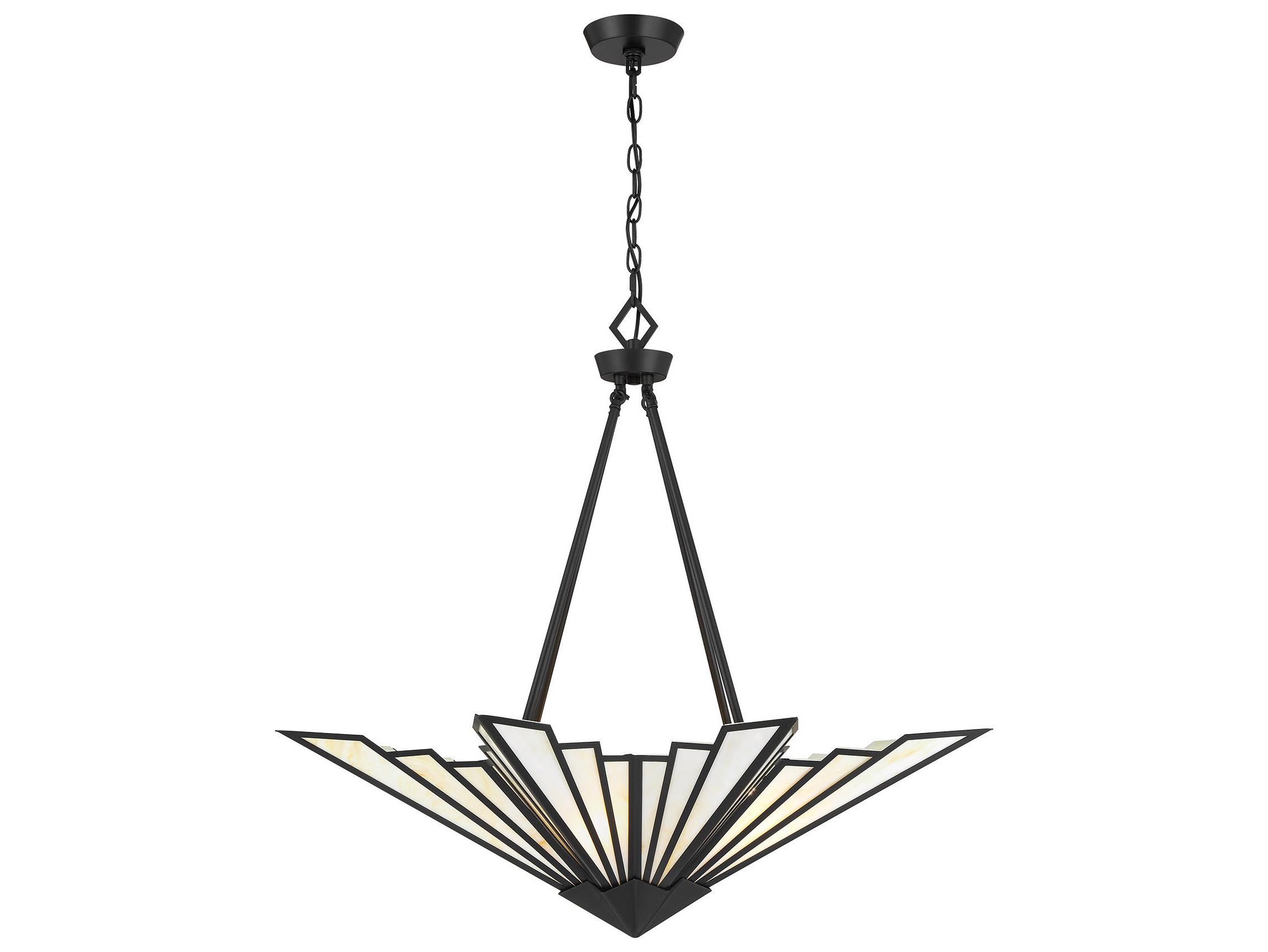 Savoy House Rivage 4-Light Matte Black Pendant