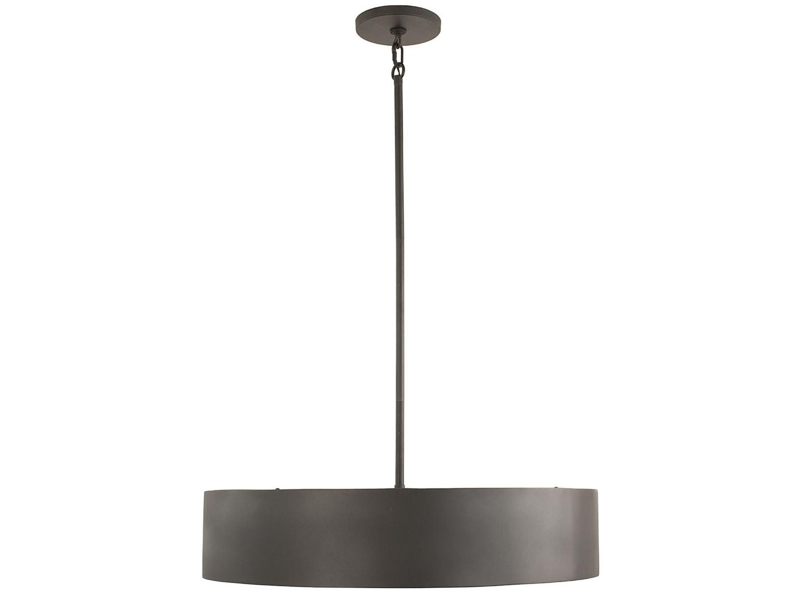 Savoy House Azores 6-Light Black Cashmere Crystal Drum Pendant