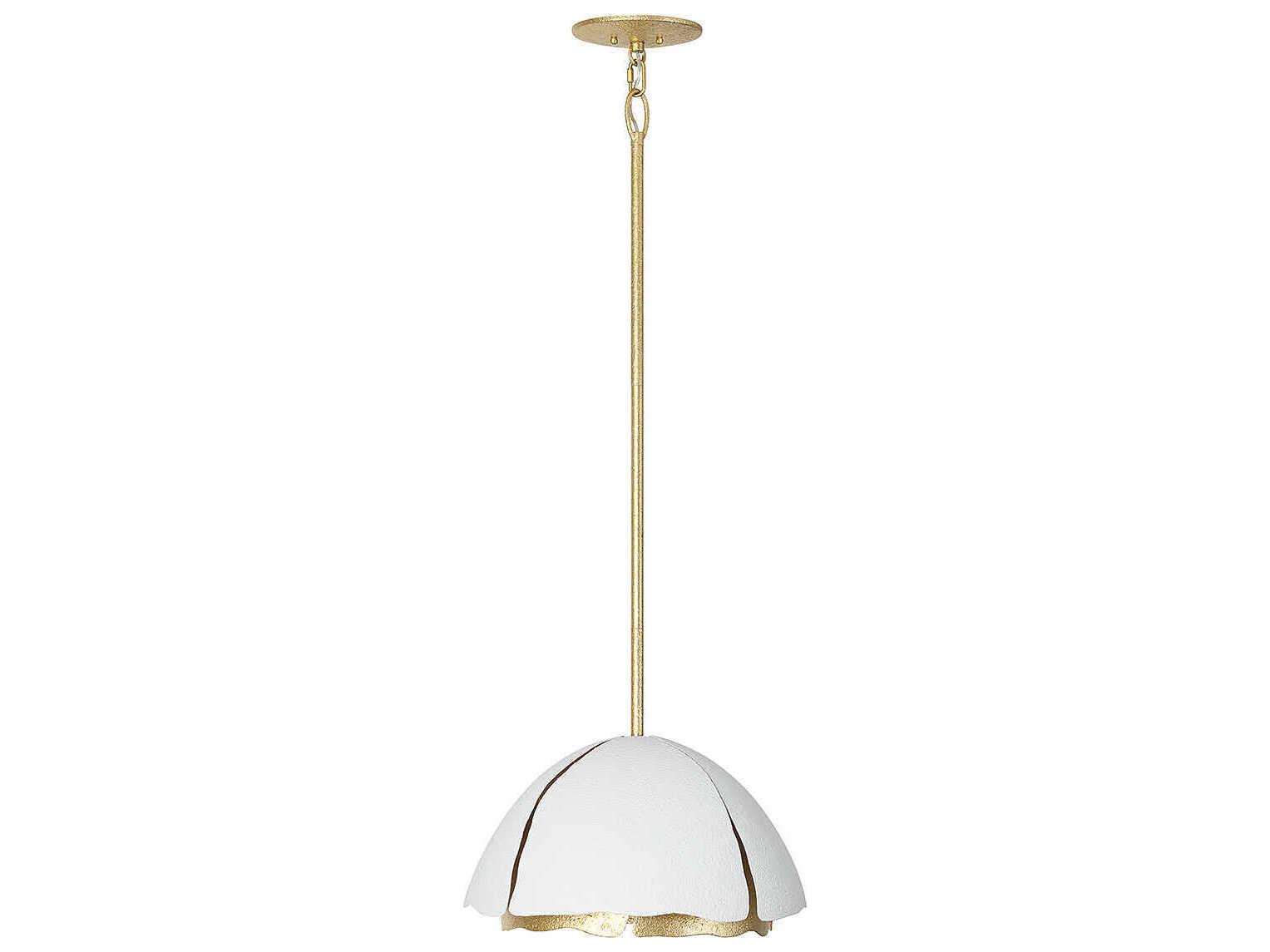 Savoy House Brewster 3-Light Cavalier Gold Royal White Dome Pendant