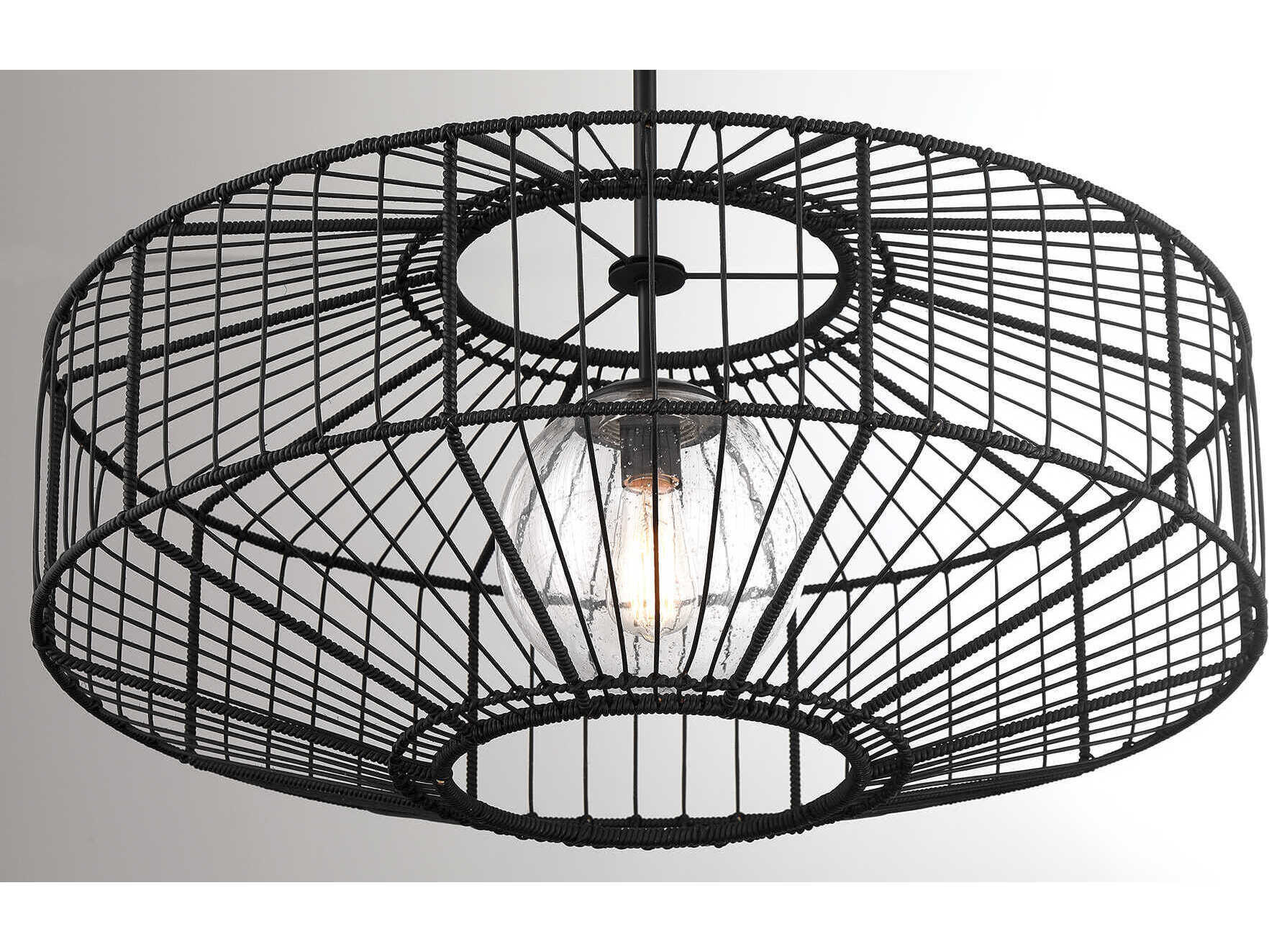 Savoy House Marcy 1-Light Matte Black Pendant
