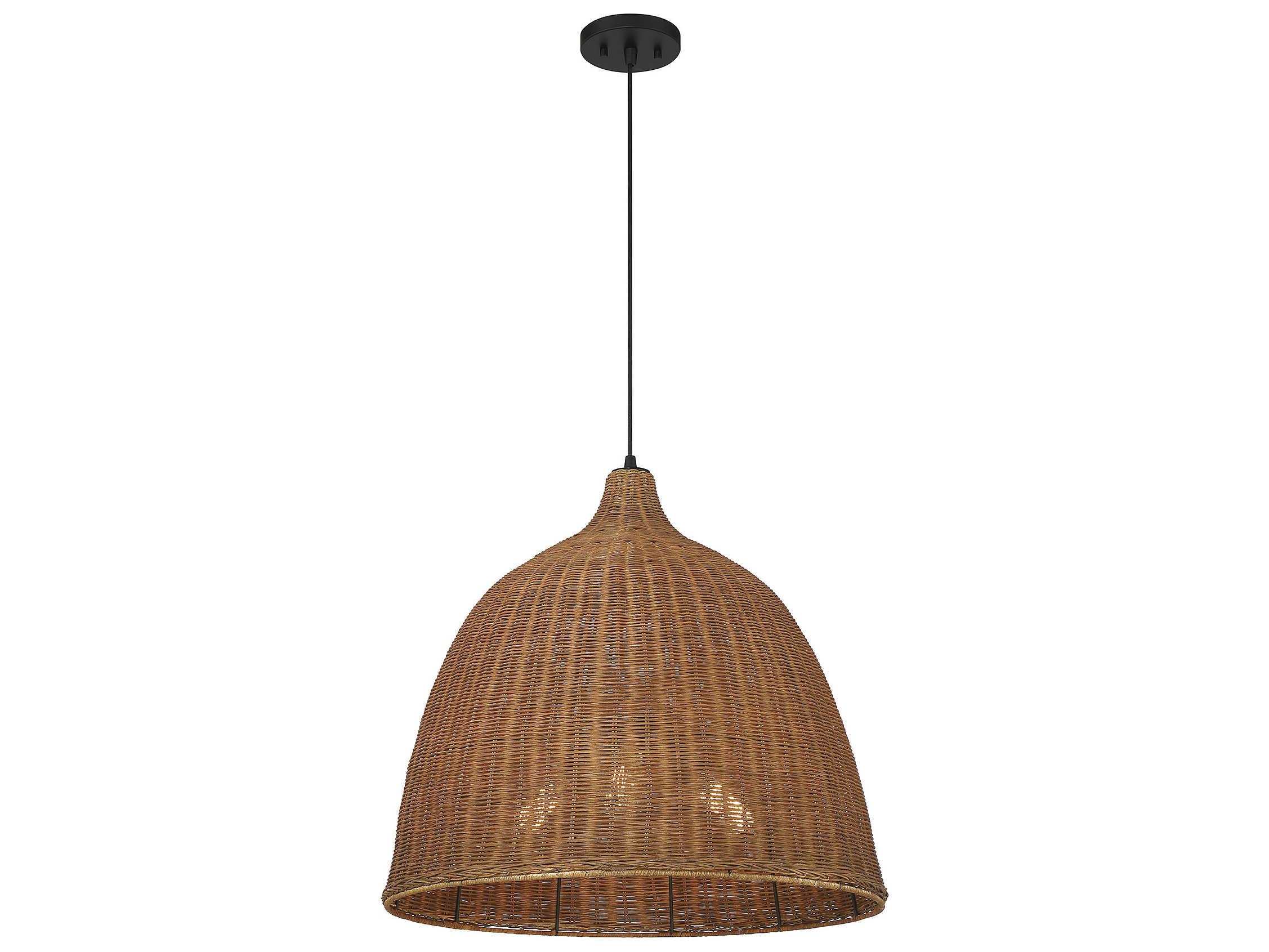 Savoy House Macra 3-Light Cafe Brown Dome Pendant