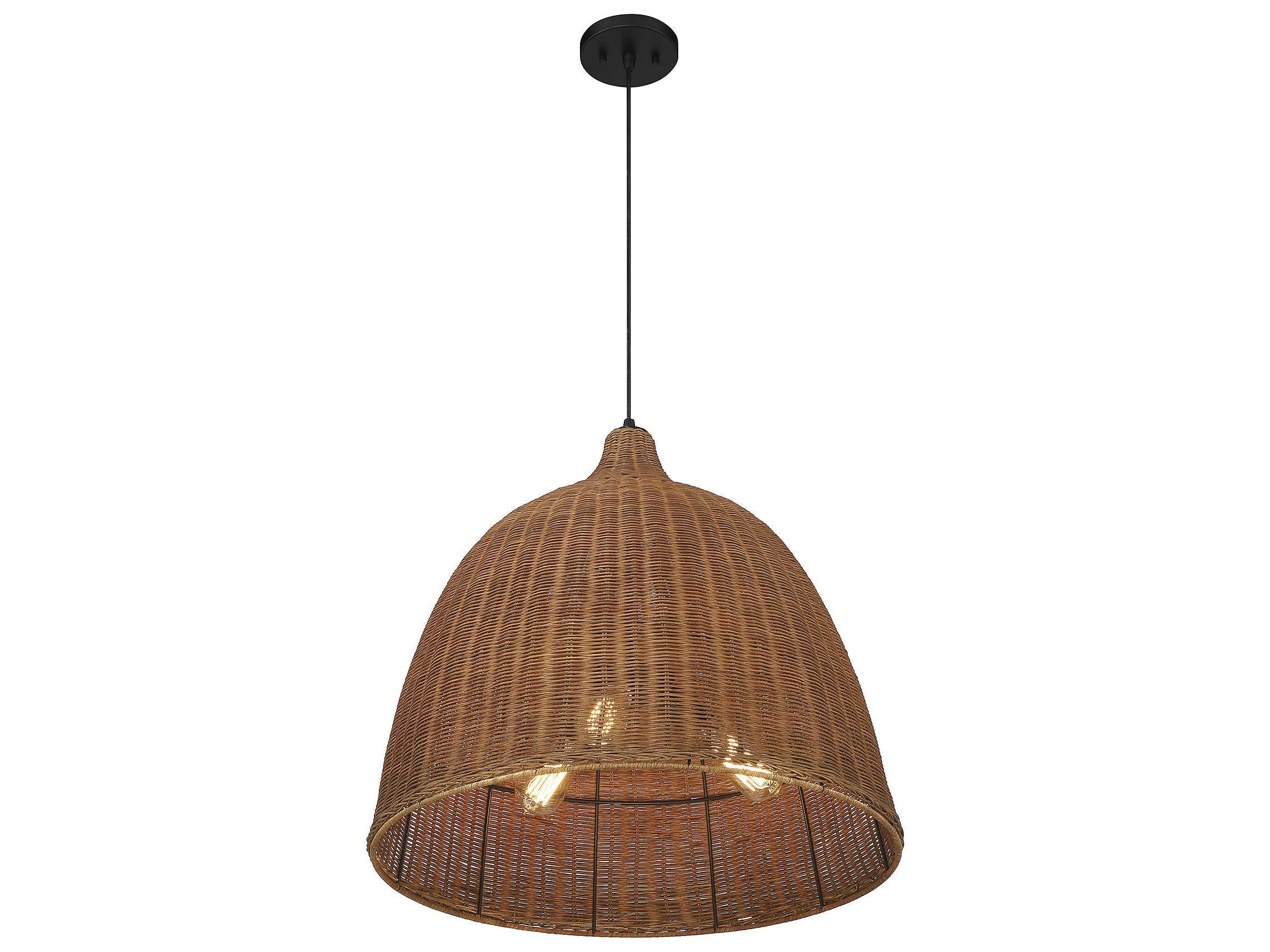 Savoy House Macra 3-Light Cafe Brown Dome Pendant