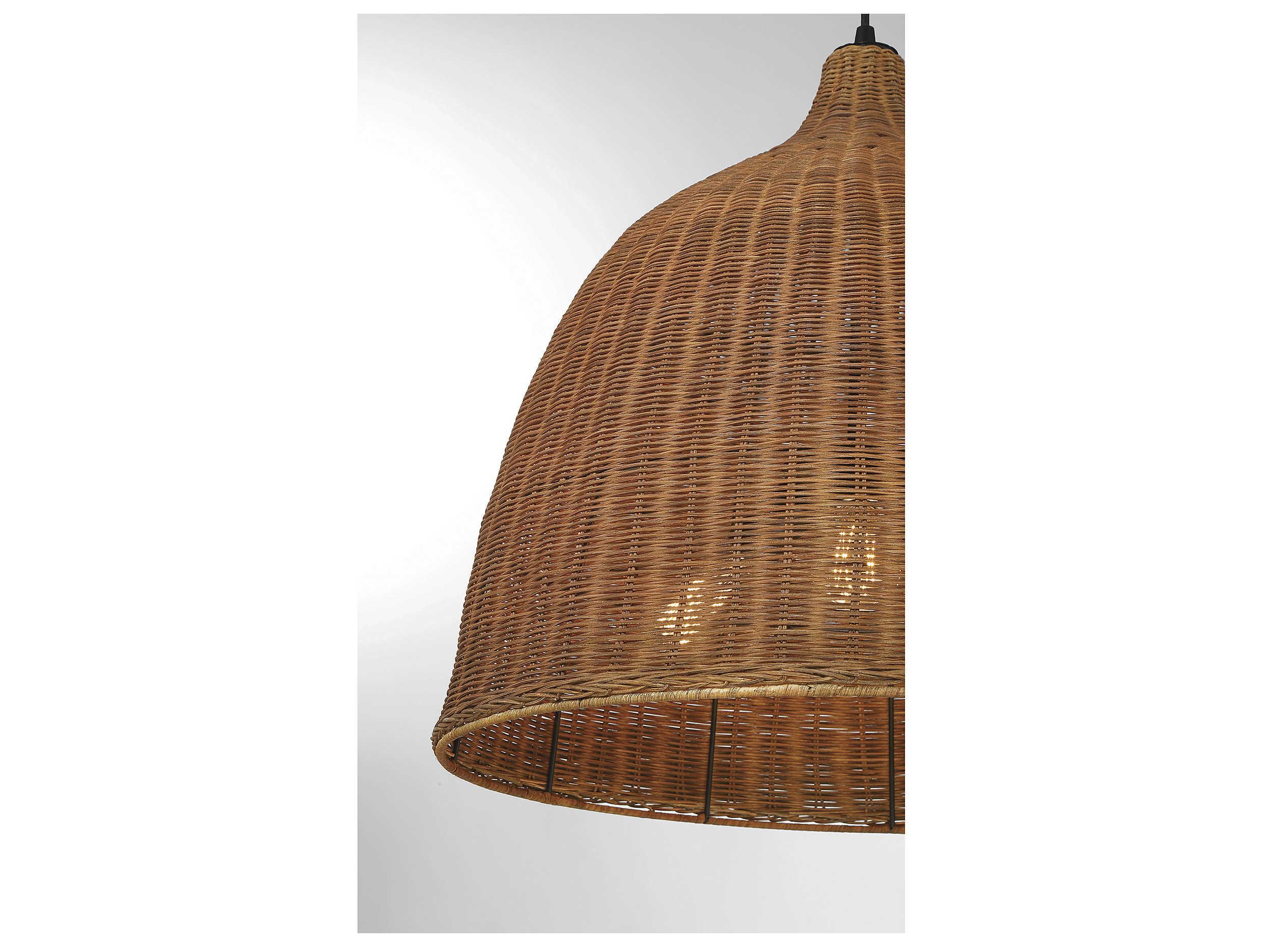 Savoy House Macra 3-Light Cafe Brown Dome Pendant