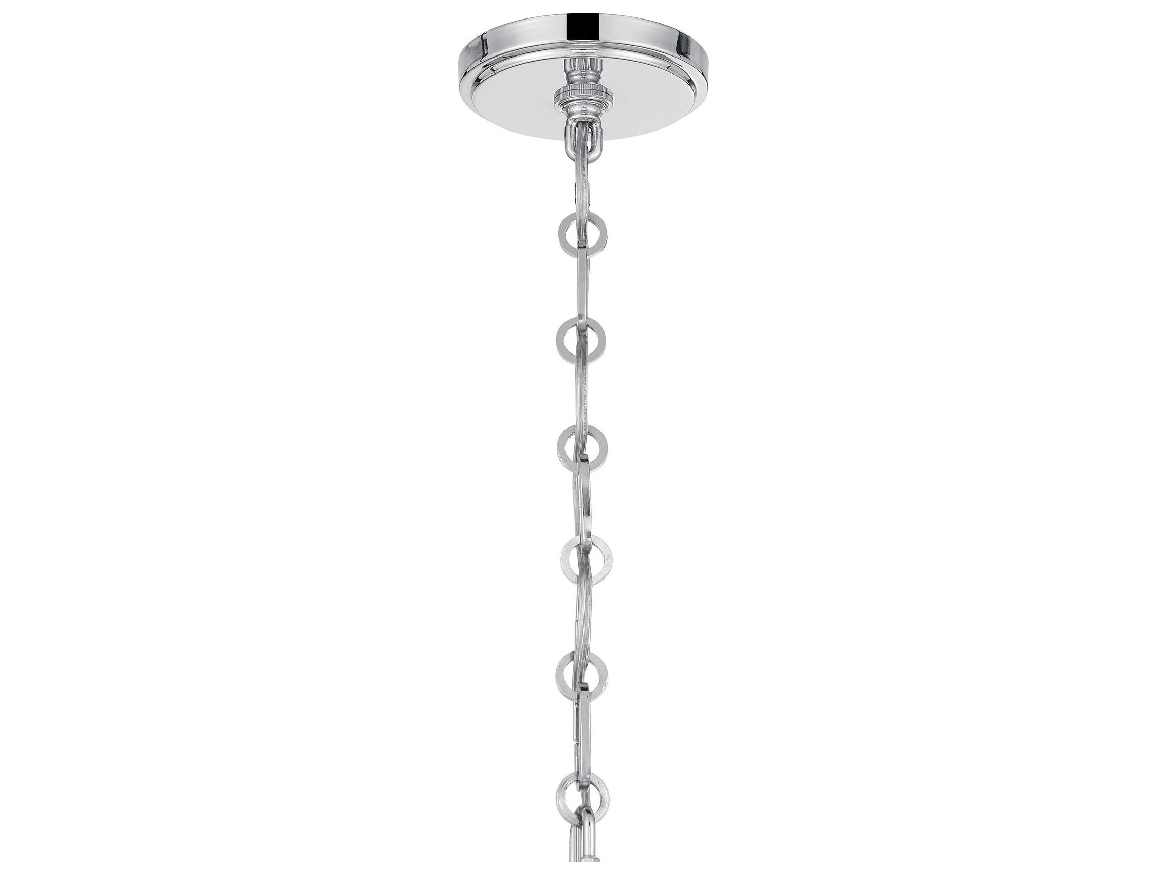 Savoy House Cabot 1-Light Chrome Globe Pendant