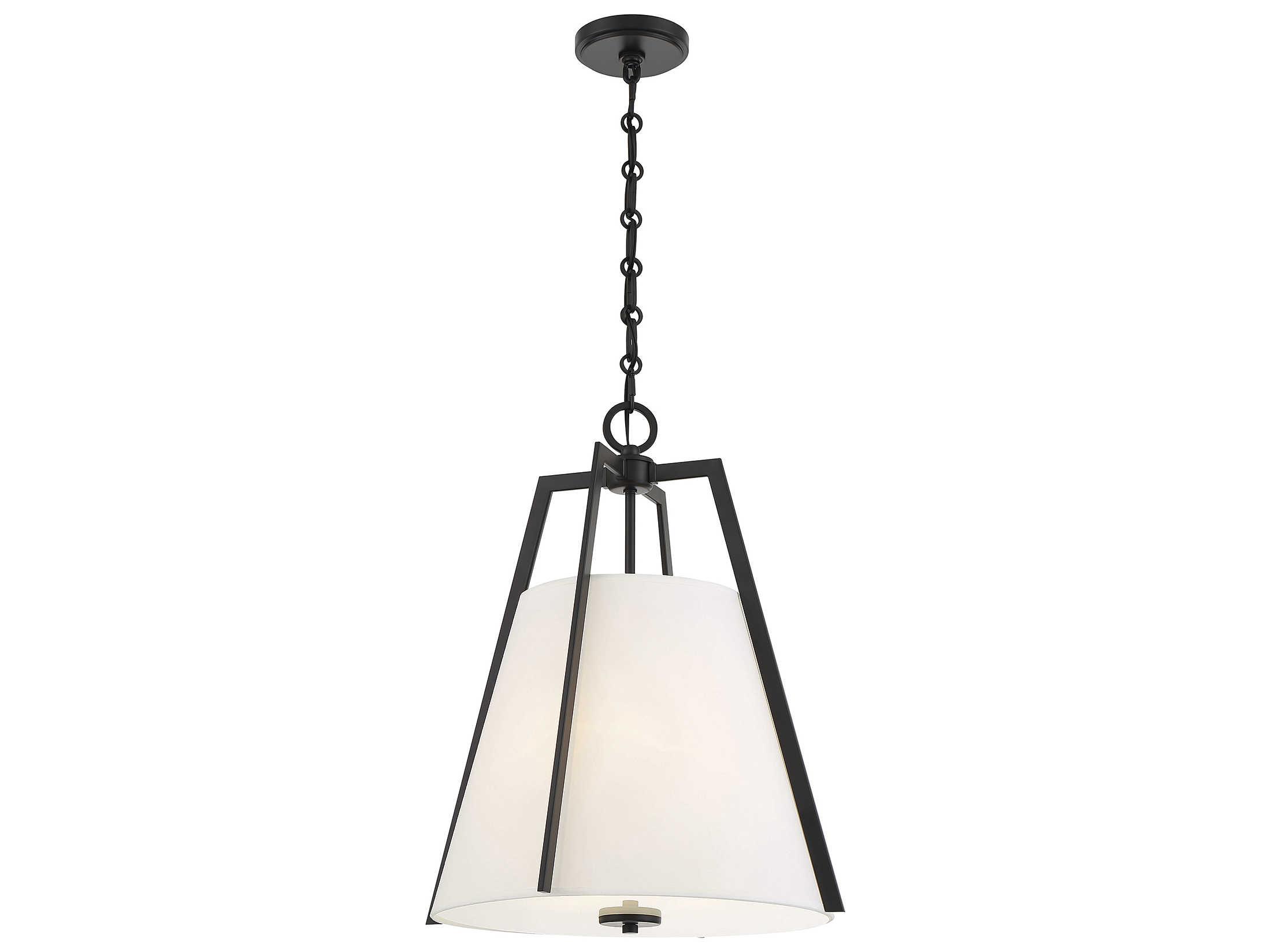 Savoy House Mansfield 3-Light Matte Black Pendant