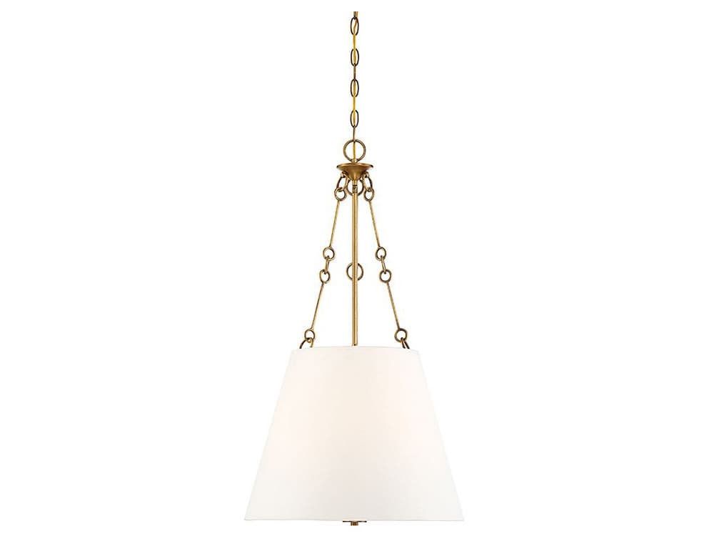 Savoy House Austin 4-Light Warm Brass Empire Chandelier