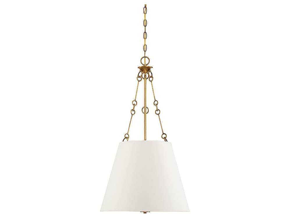 Savoy House Austin 4-Light Warm Brass Empire Chandelier