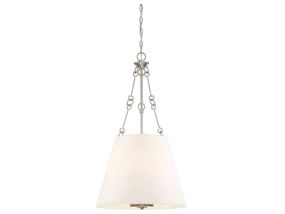 Savoy House Austin 4-Light Satin Nickel Empire Chandelier