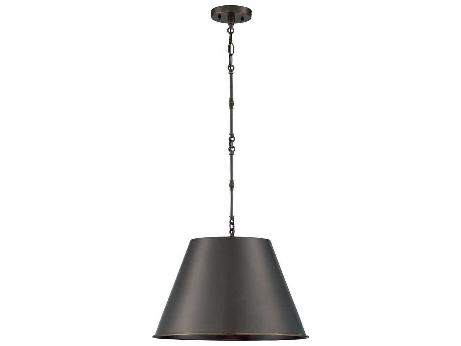 Savoy House Alden 1-Light Old Bronze Empire Pendant