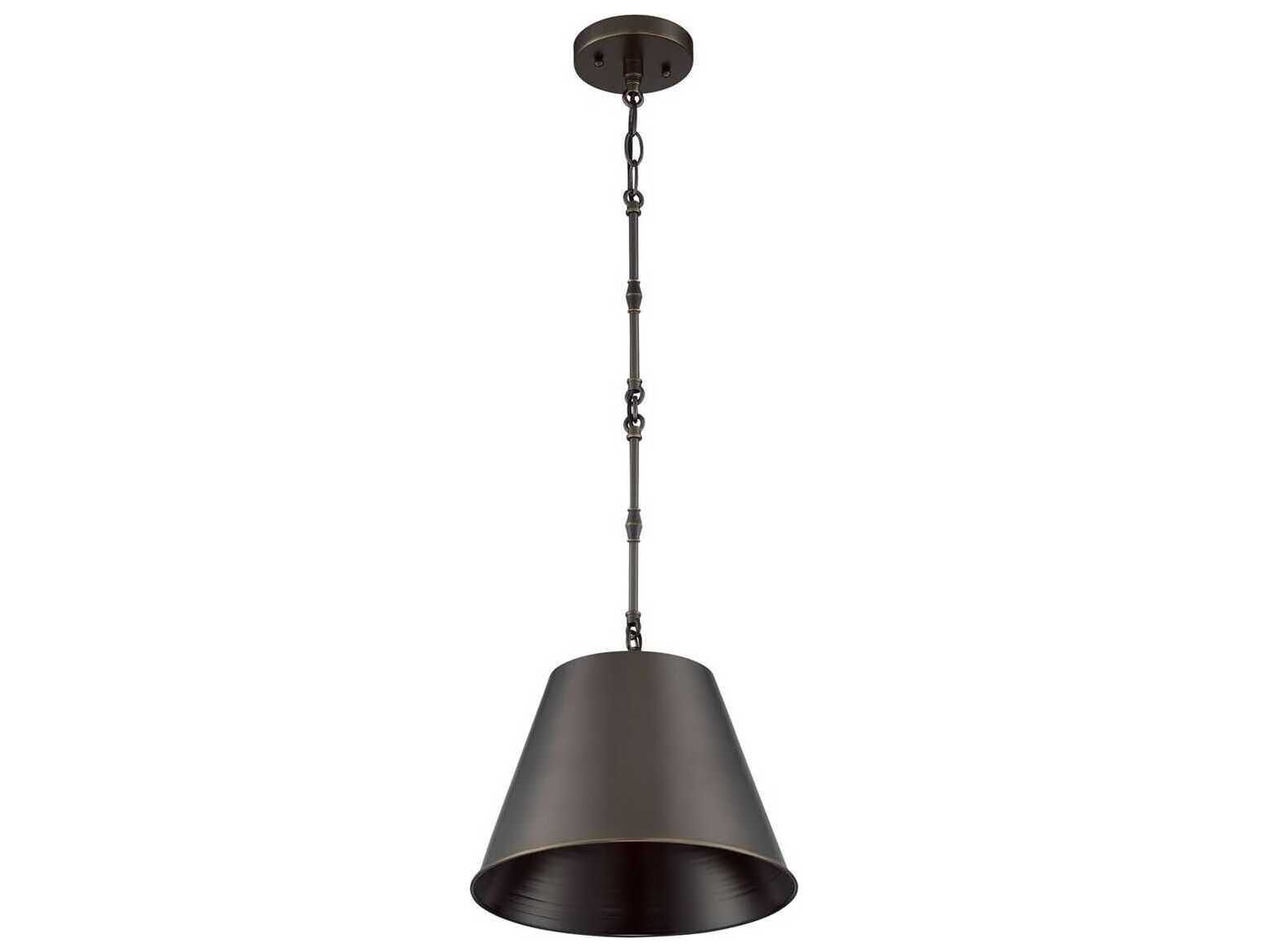 Savoy House Alden 1-Light Old Bronze Empire Mini Pendant