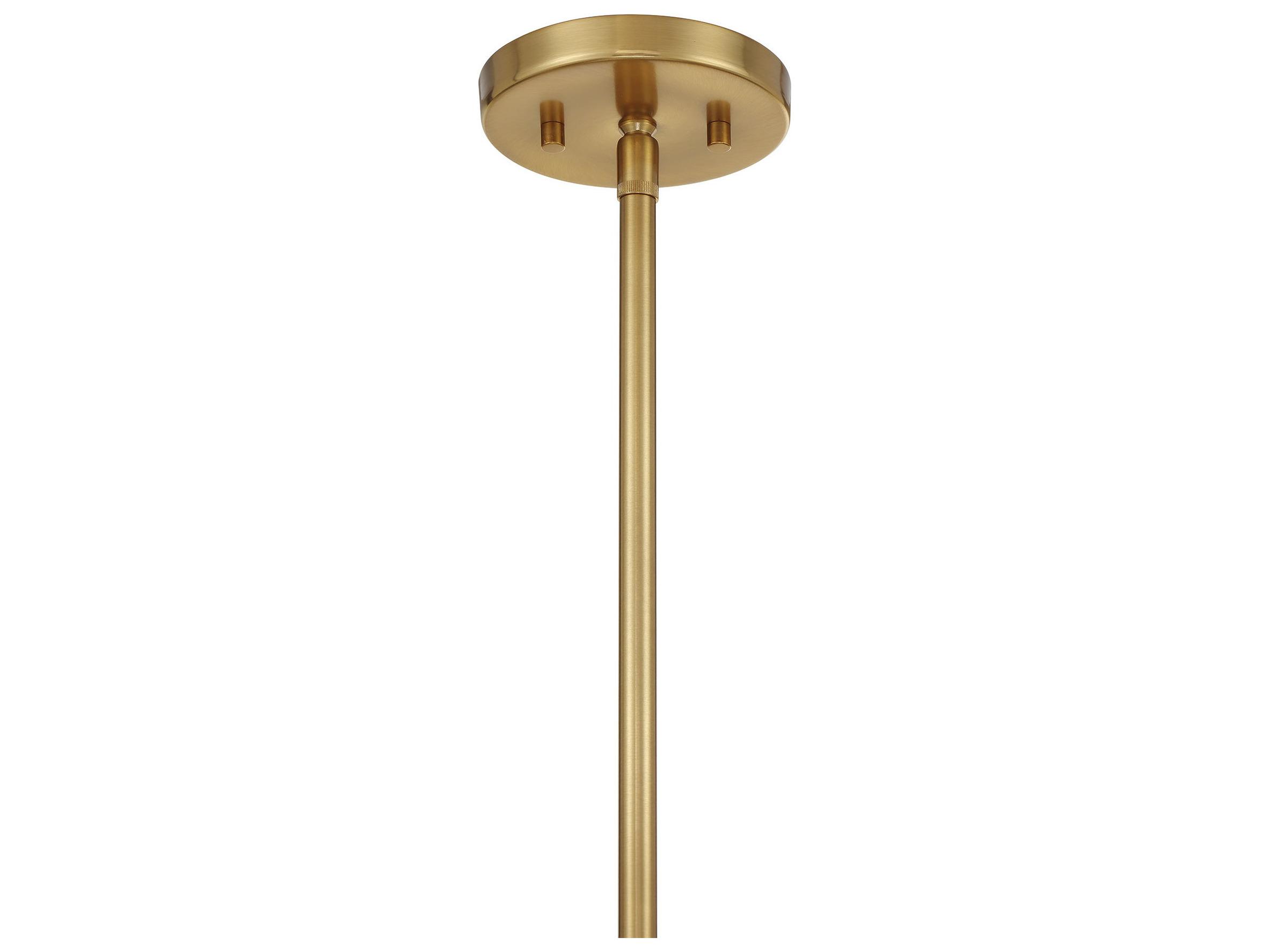 Savoy House Antolini 5-Light Warm Brass Drum Pendant