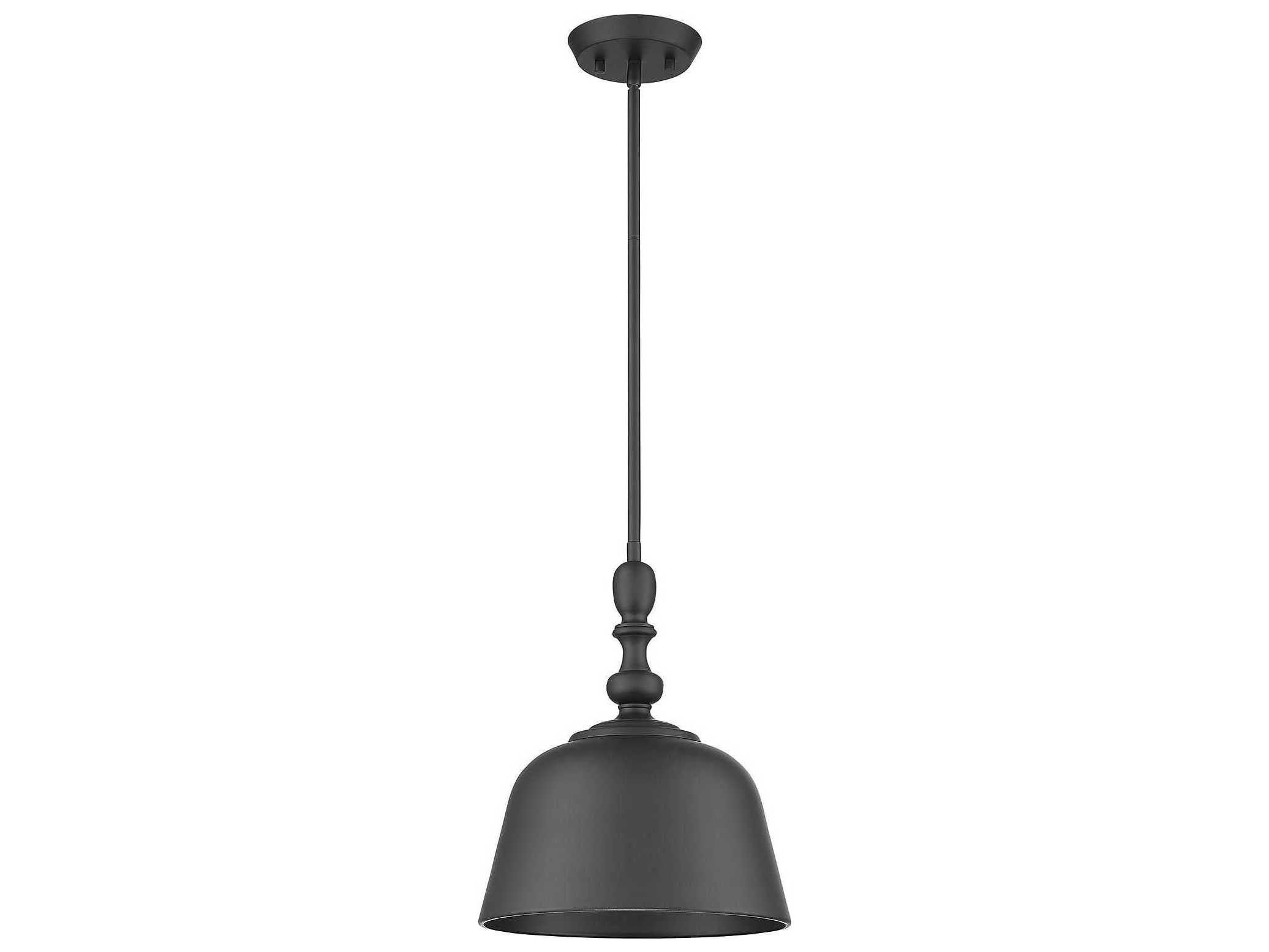 Savoy House Berg 1-Light Matte Black Dome Mini Pendant