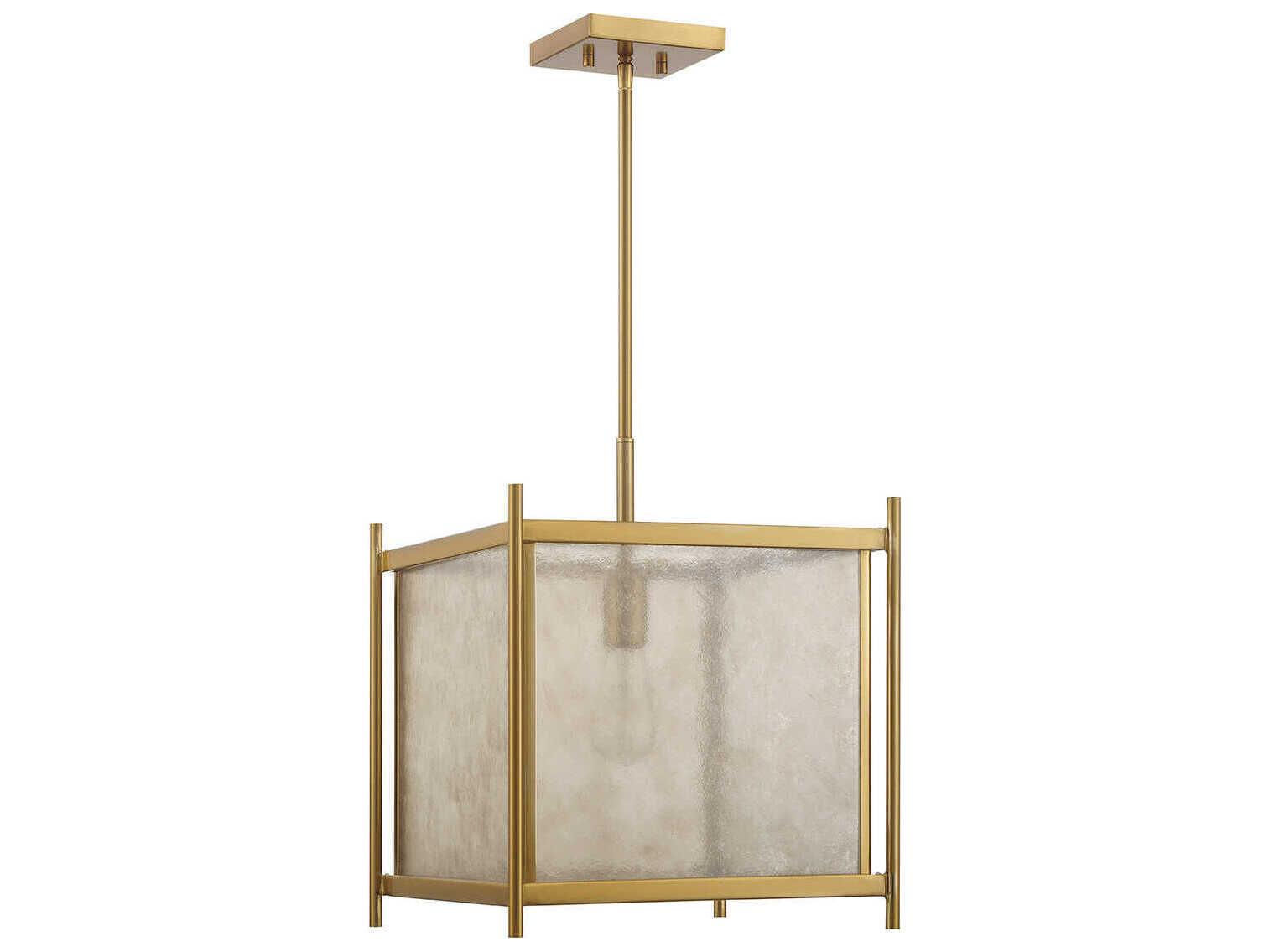 Savoy House Jacobs 1-Light Warm Brass Mini Pendant