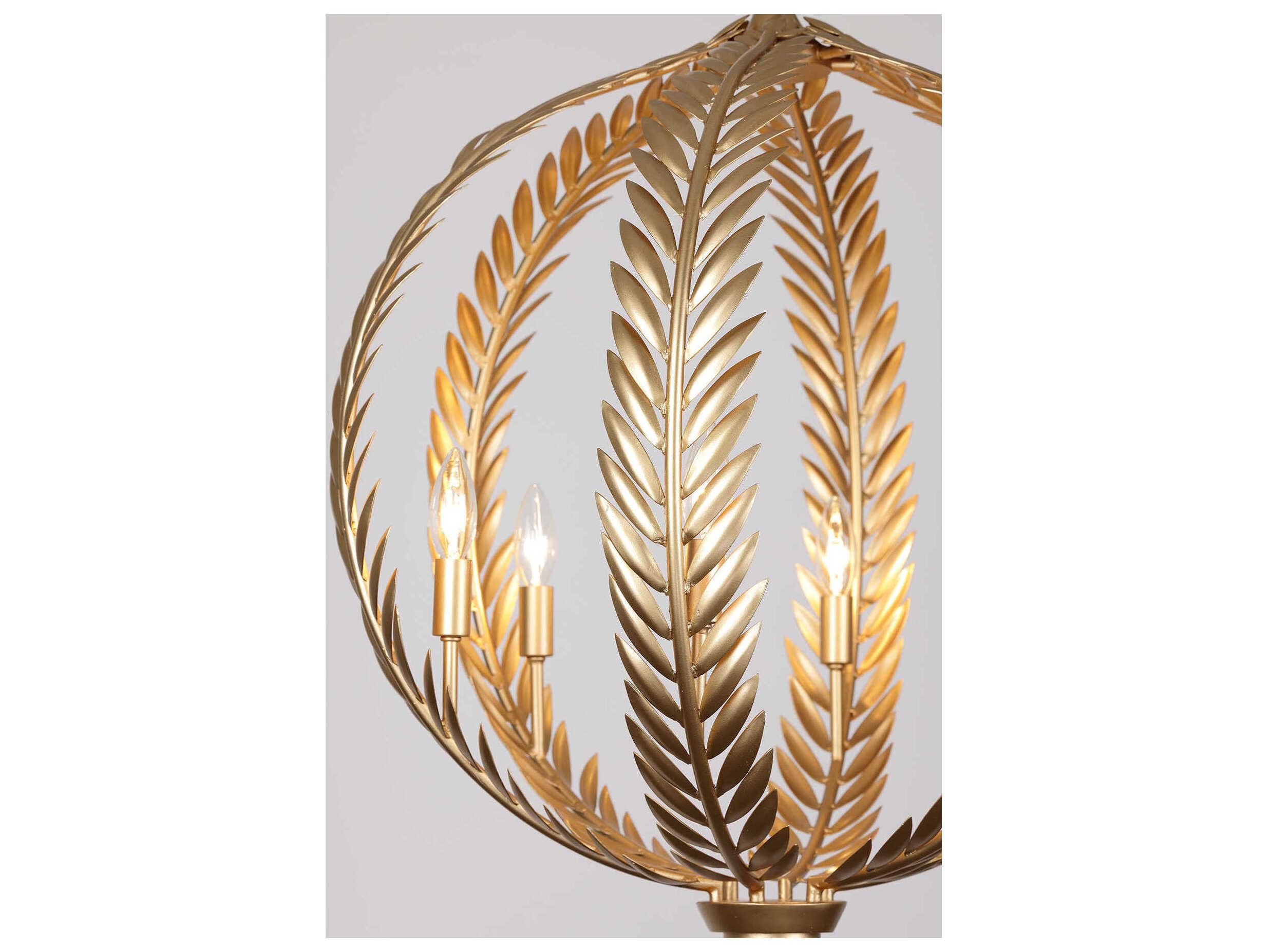 Savoy House Atlas 6-Light Grecian Gold Pendant