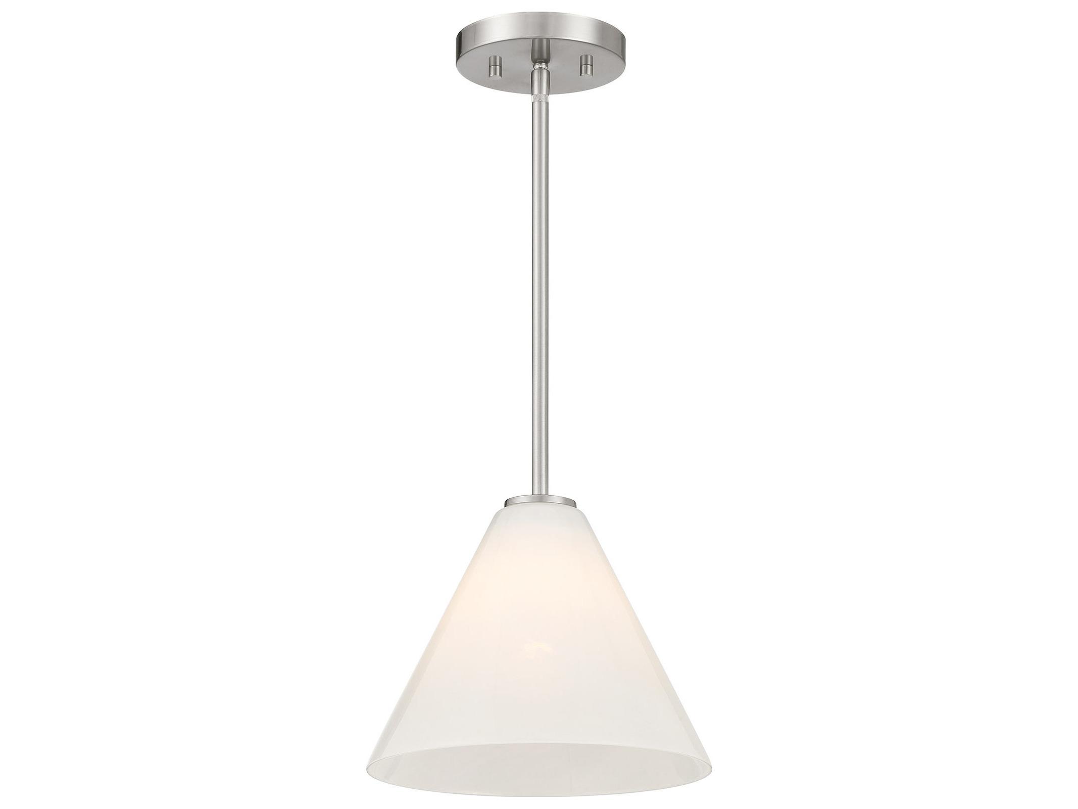Savoy House Blair 1-Light Satin Nickel Mini Pendant