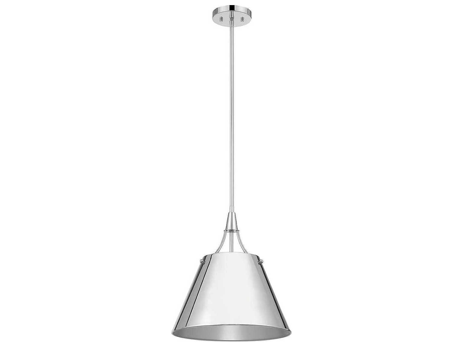 Savoy House Willis 1-Light Polished Nickel Chrome Empire Pendant