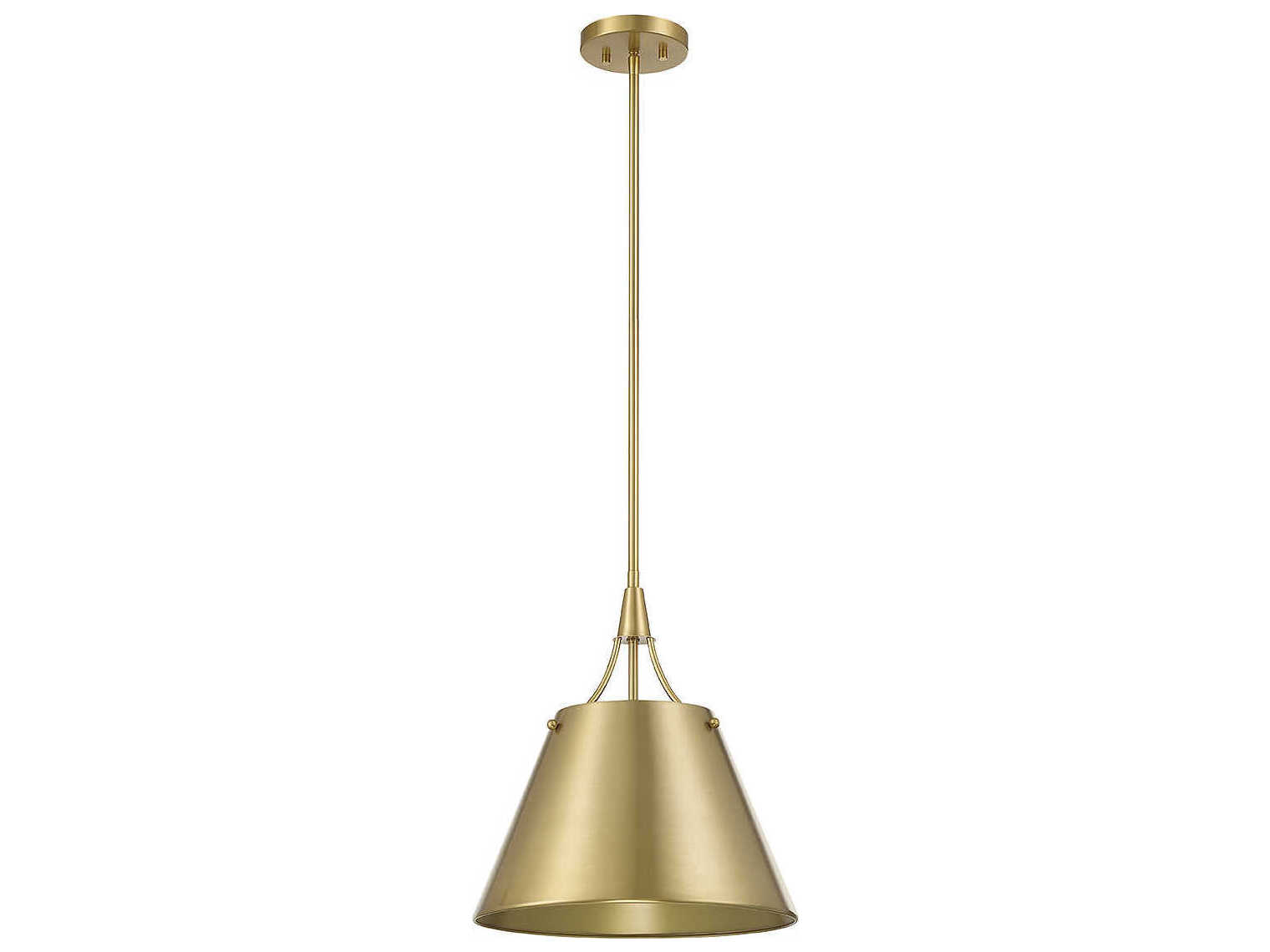 Savoy House Willis 1-Light Warm Brass Empire Pendant
