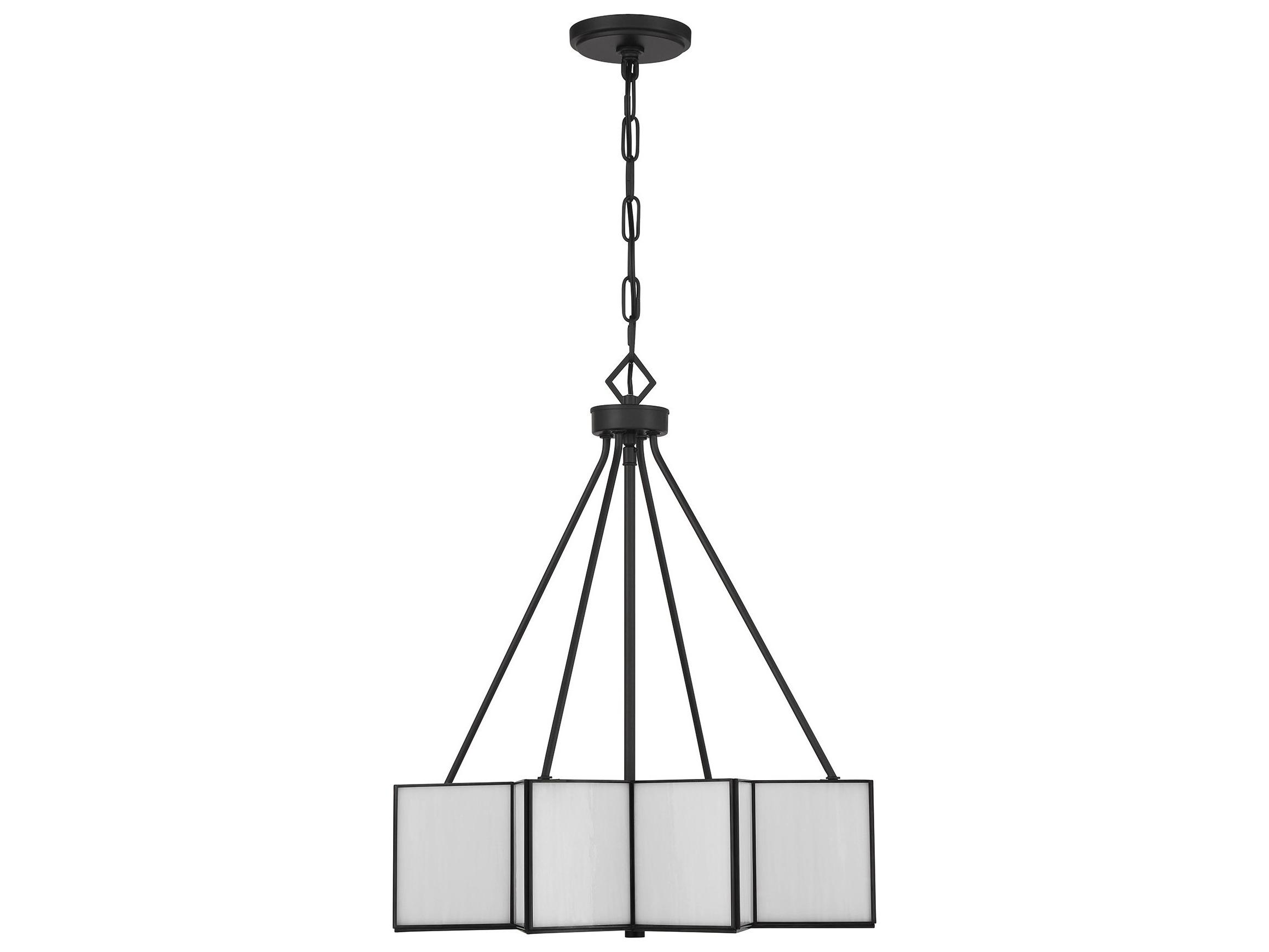 Savoy House Reiling 3-Light Matte Black Pendant