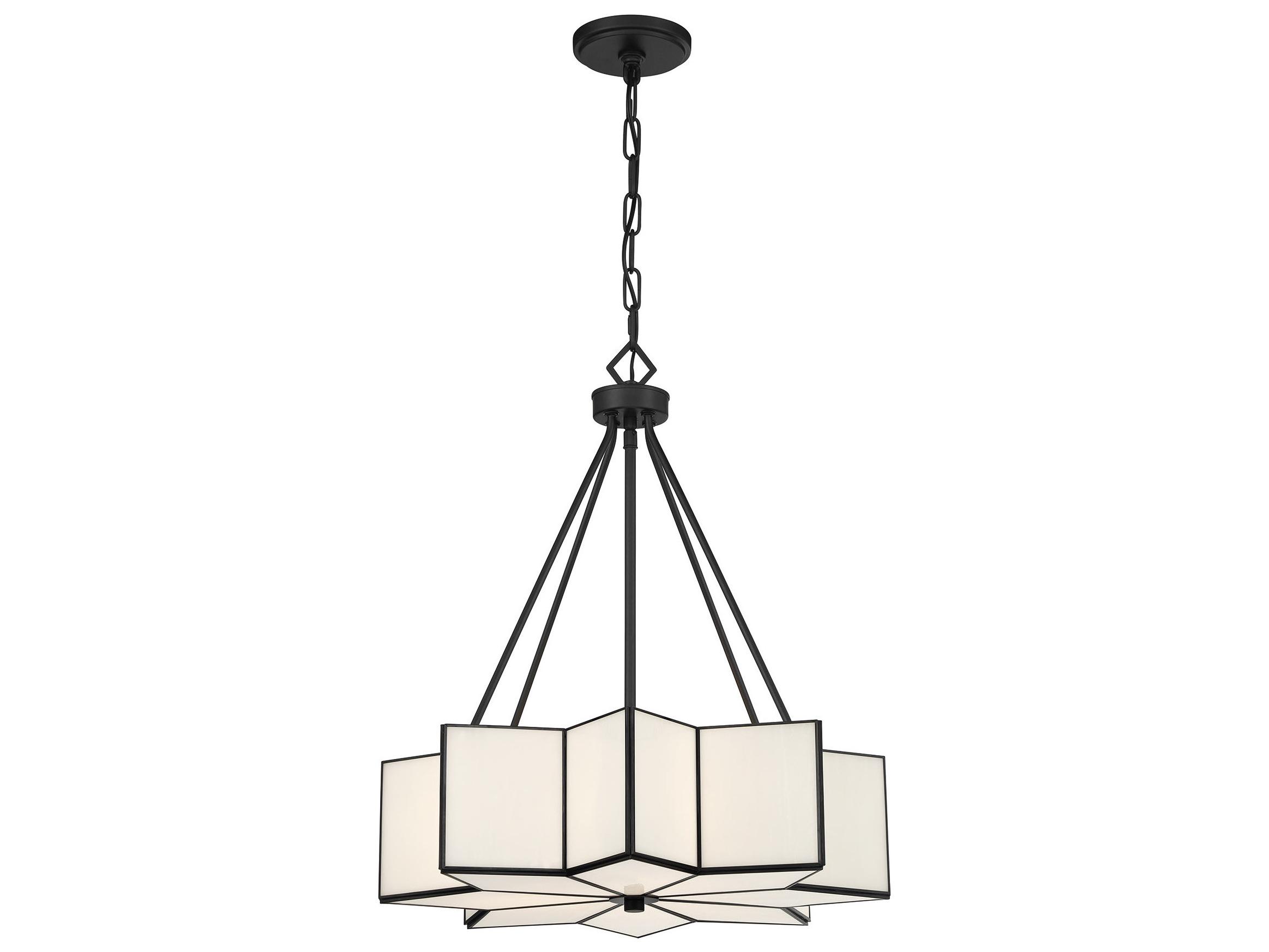 Savoy House Reiling 3-Light Matte Black Pendant