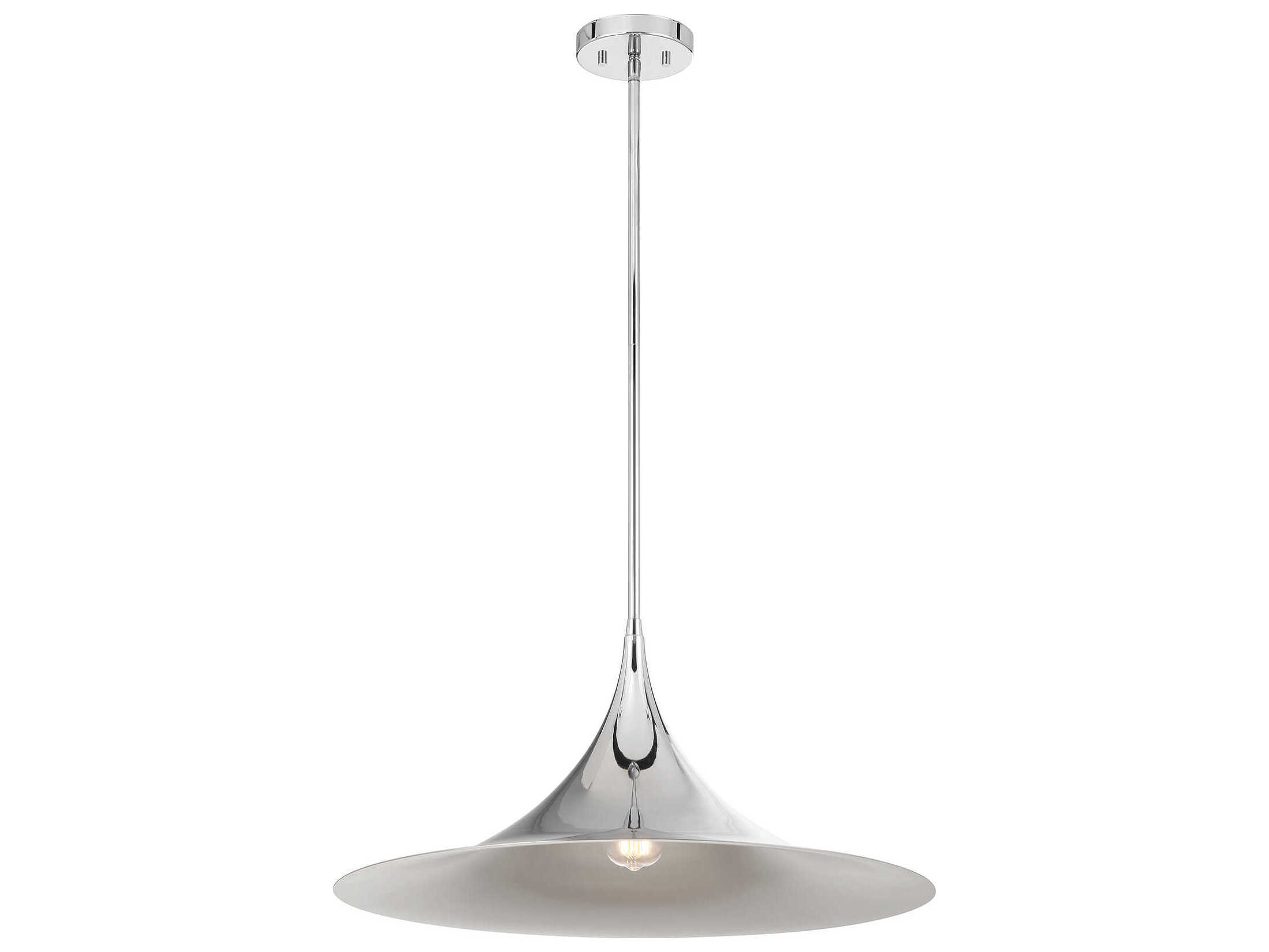 Savoy House Bowdin 1-Light Polished Chrome Pendant
