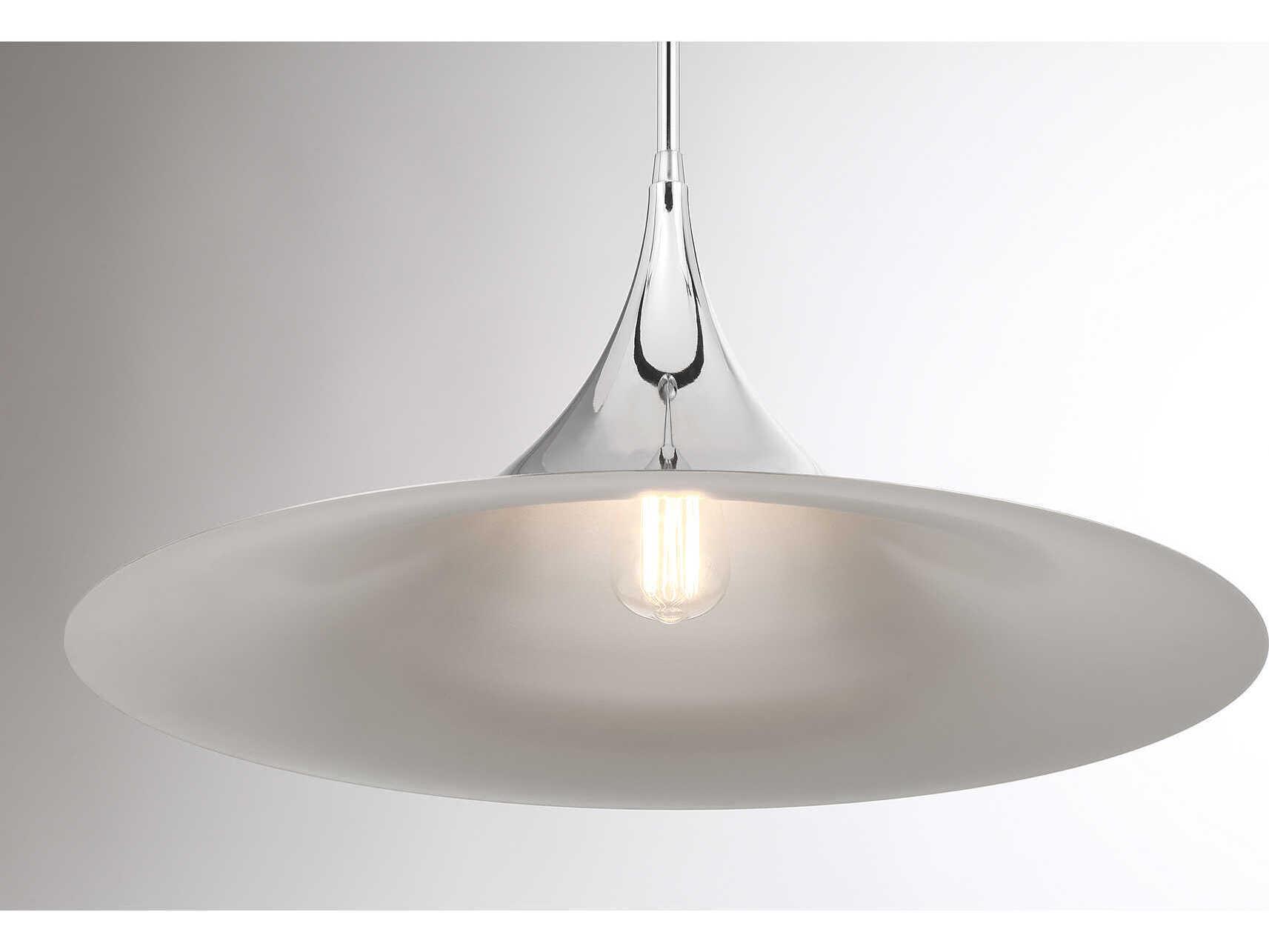 Savoy House Bowdin 1-Light Polished Chrome Pendant