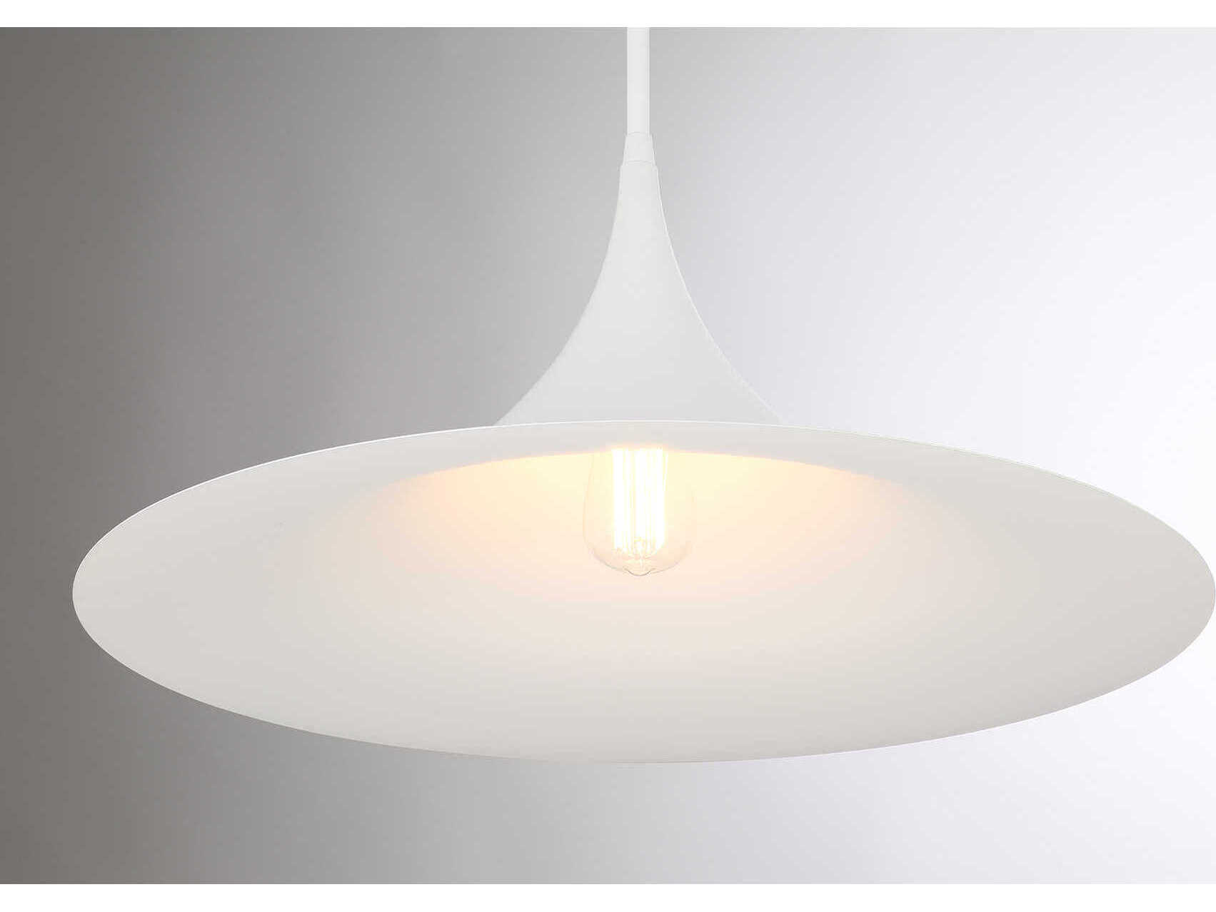 Savoy House Bowdin 1-Light Bisque White Pendant