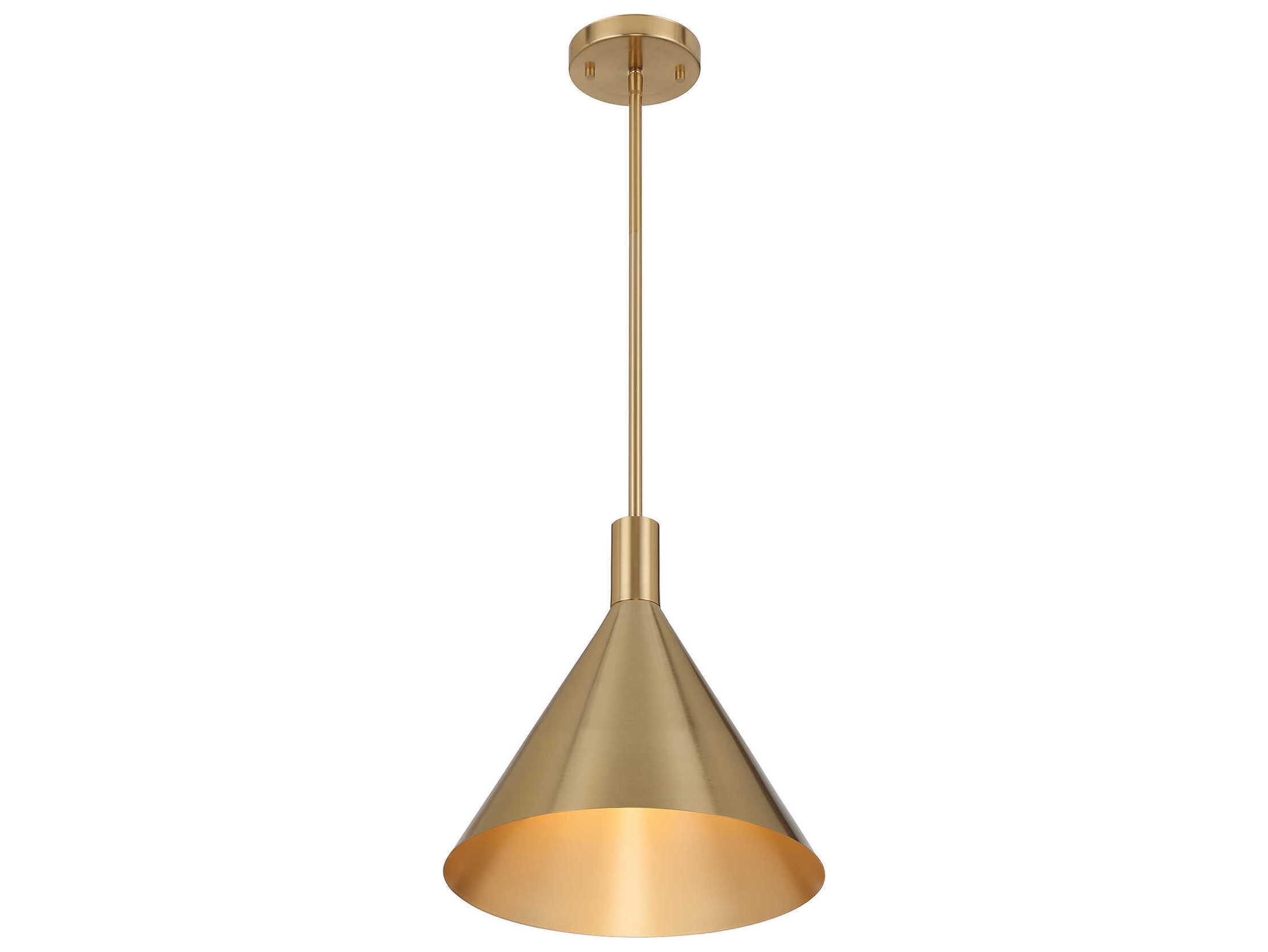 Savoy House Pharos 1-Light Noble Brass Pendant