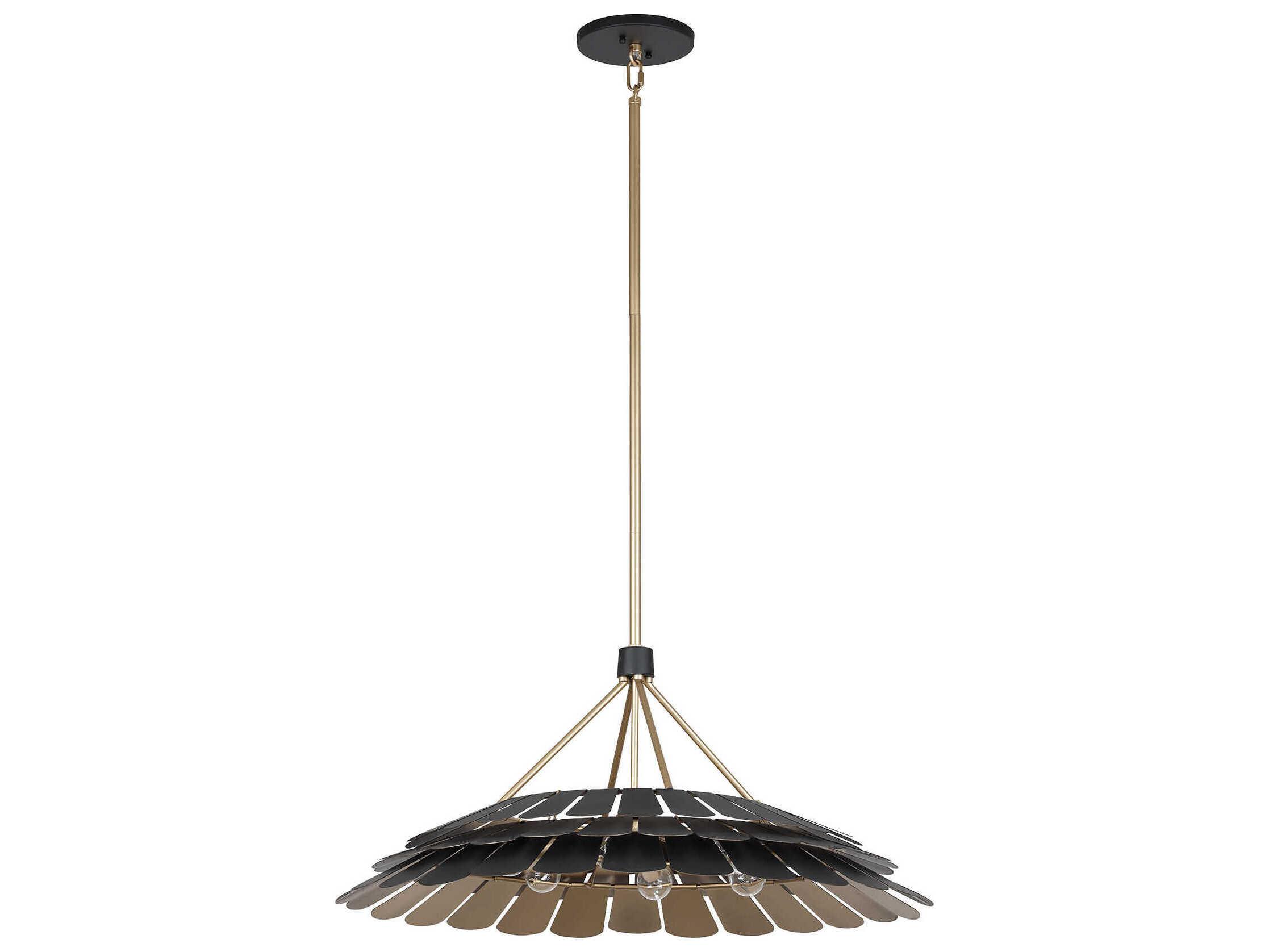 Savoy House Turaco 6-Light Midnight Black Pendant